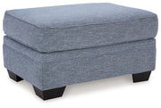Carissa Manor - Ottoman - Denim