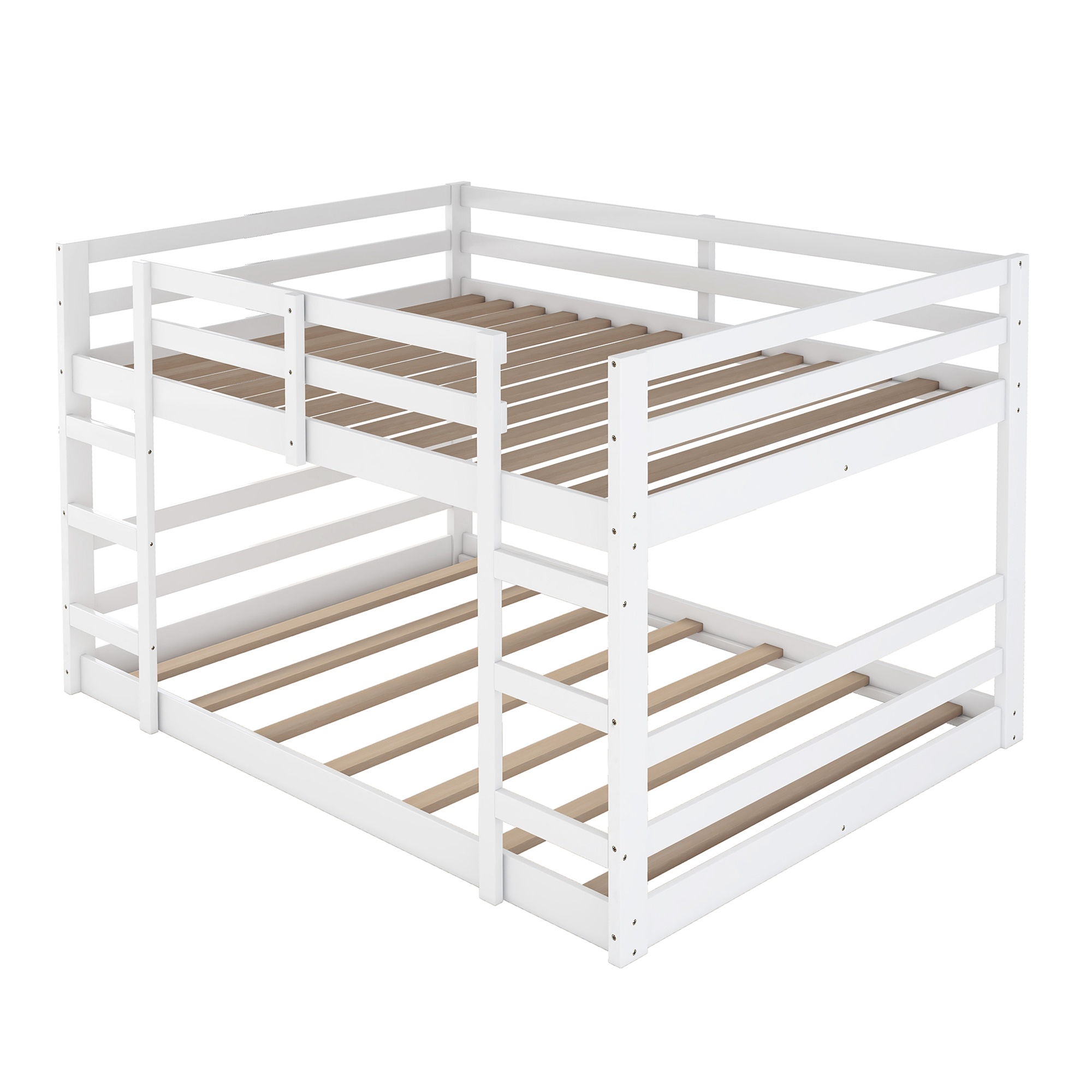 Solid Construction, Bunk Bed With Ladder