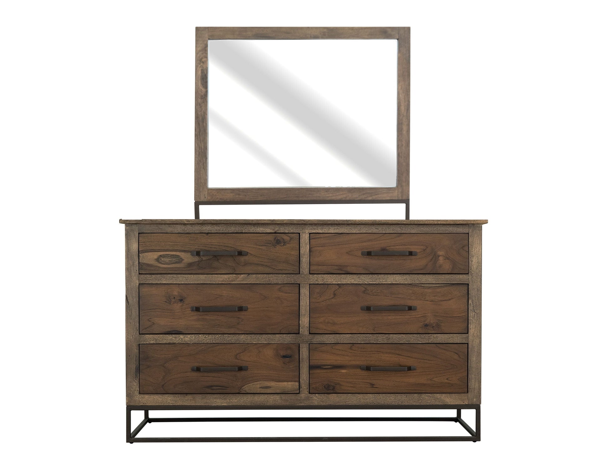 International Furniture Direct Natural Teca - Dresser - Brown | Meri Furniture