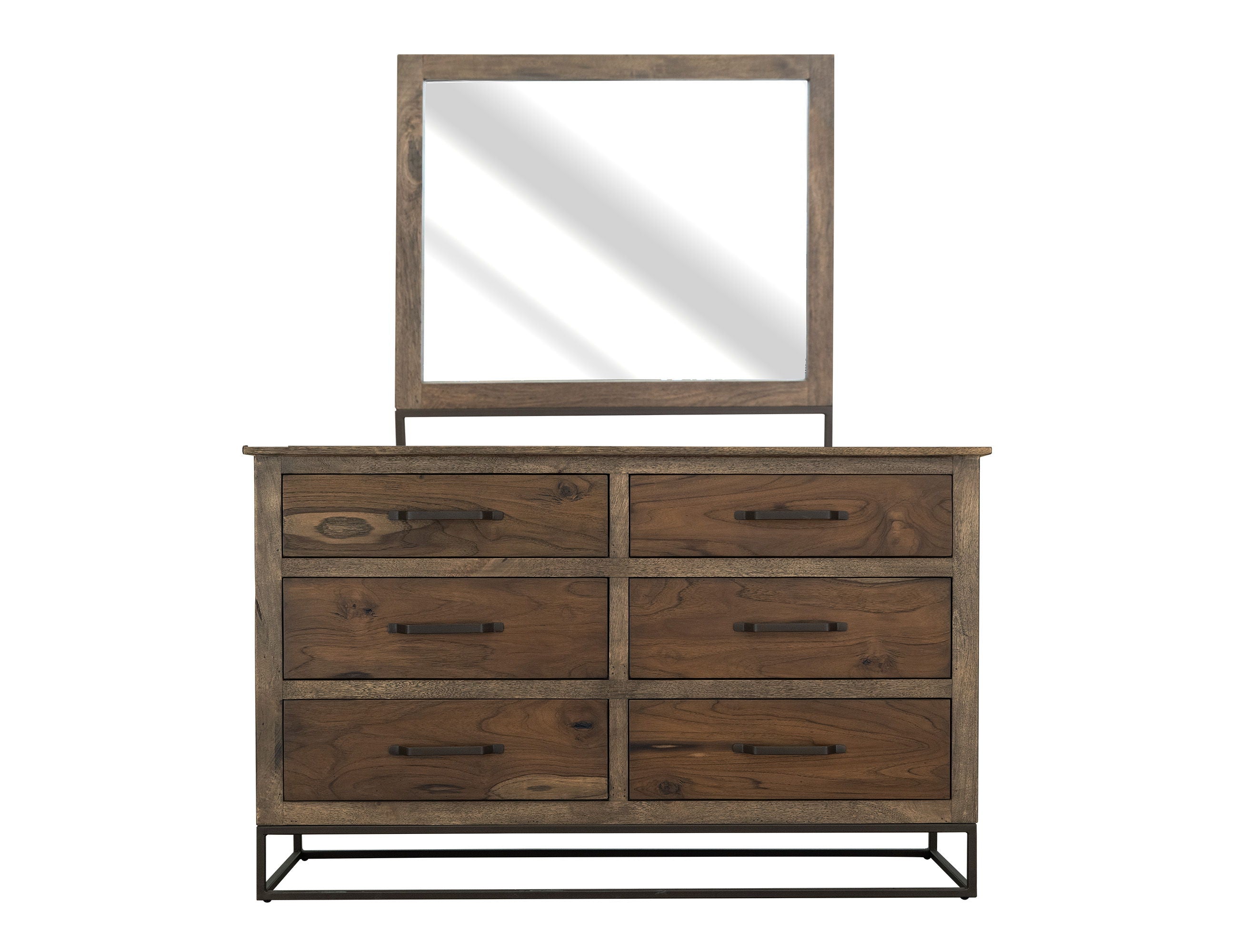International Furniture Direct Natural Teca - Dresser - Brown | Meri Furniture
