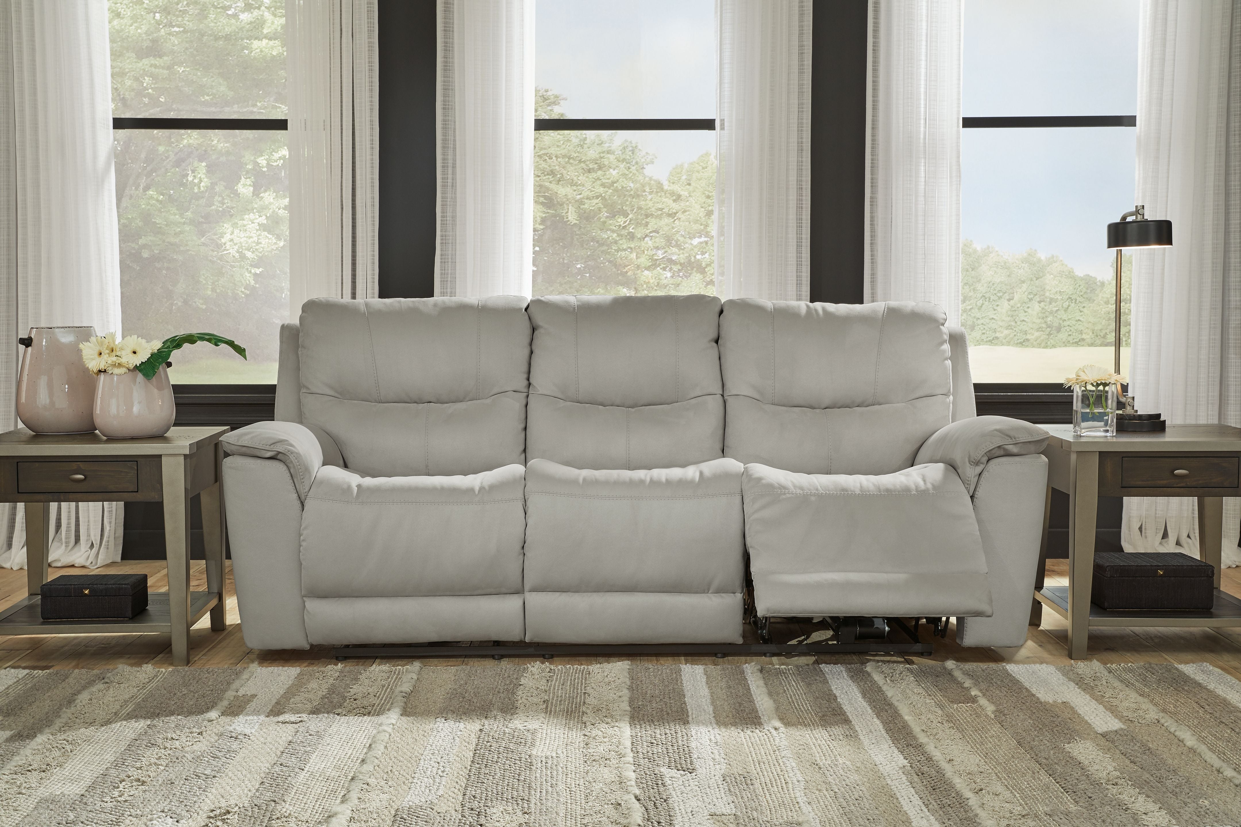 Signature Design by Ashley® Next-Gen - Power Reclining Sofa With Adjustable Headrest | Meri Furniture