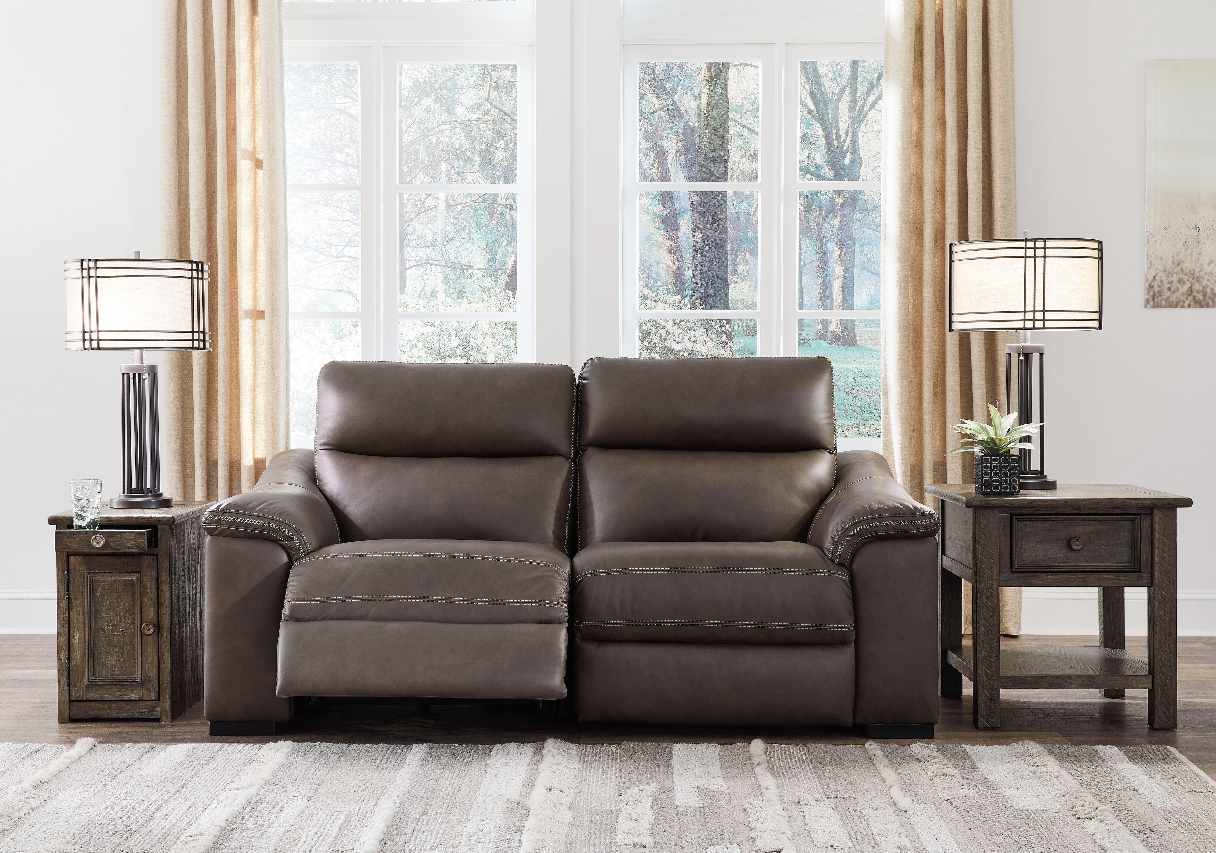 Signature Design by Ashley® Salvatore - Power Reclining Sectional | Meri Furniture