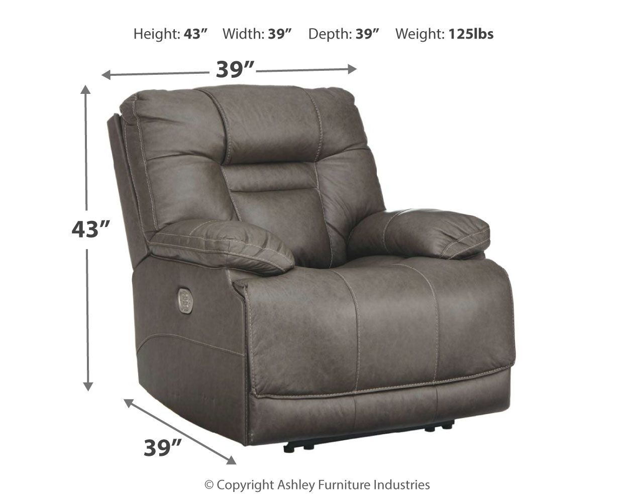 Ashley Furniture Wurstrow - Power Recliner | Meri Furniture