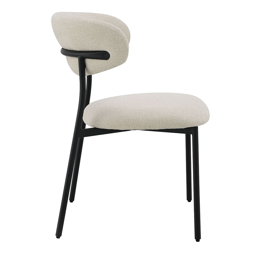 Jirina - Side Chair Set of 2) - Beige Chenille