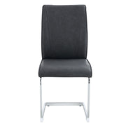 Luxury Simple Arch High Resilience Dining Chair With Arched Leg