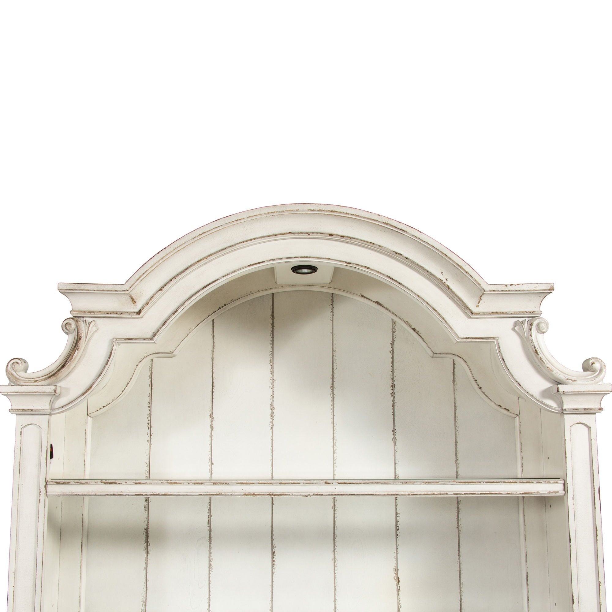 Liberty Furniture Magnolia Manor - Credenza Hutch - White | Meri Furniture