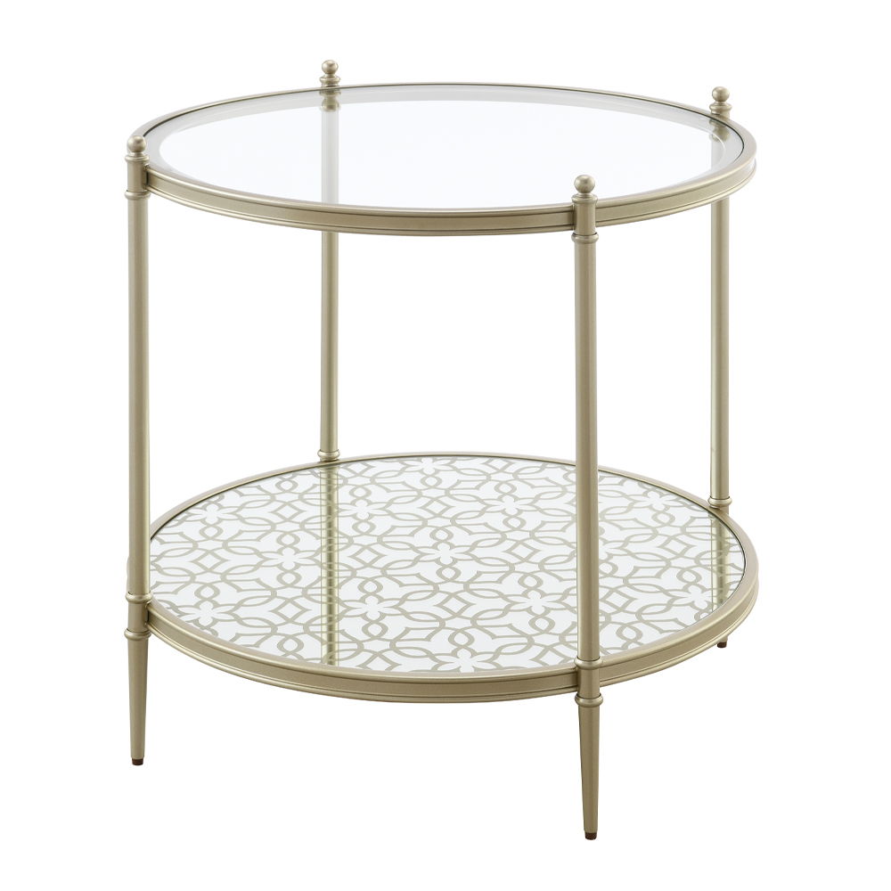 ACME Zaba - End Table - Pearl Silver | Meri Furniture