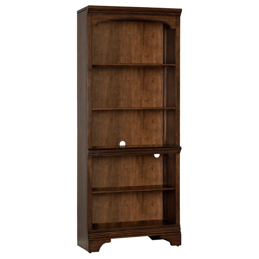 Coaster Fine Furniture Hartshill - 5-Shelf Bookcase - Burnished Oak | Meri Furniture