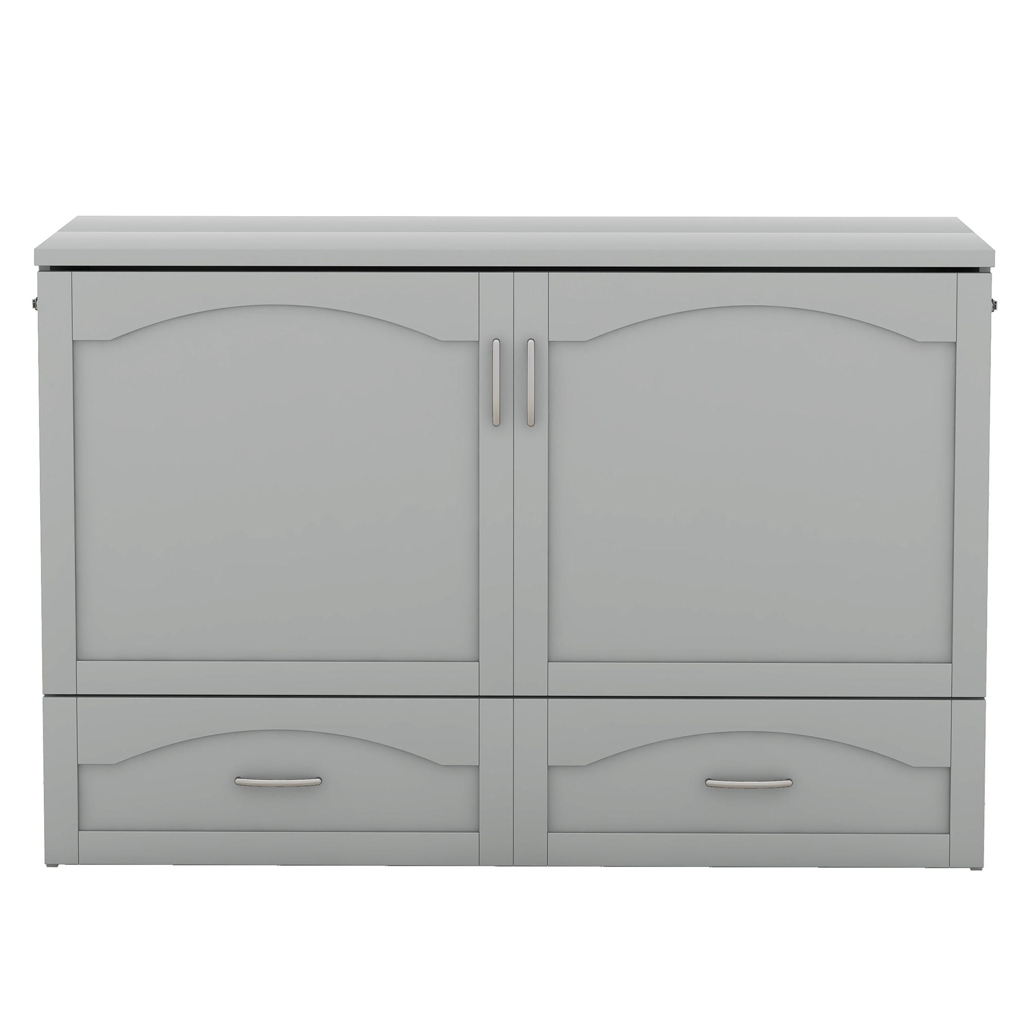 Murphy Wall Bed With Drawer And A Set Of Sockets & USB Ports, Pulley Structure Design