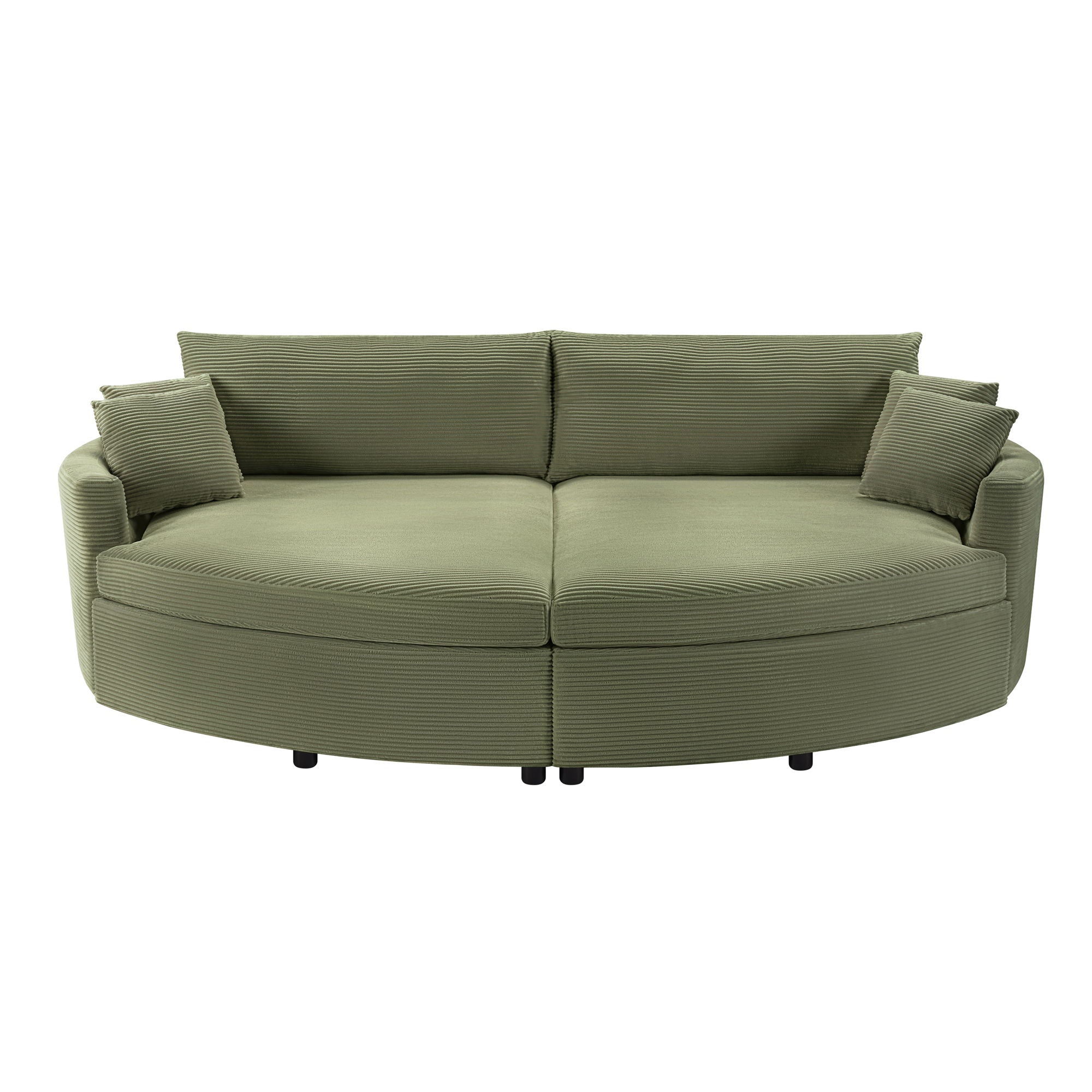 Oversized Double Chaise Lounge Sofa With USB Ports