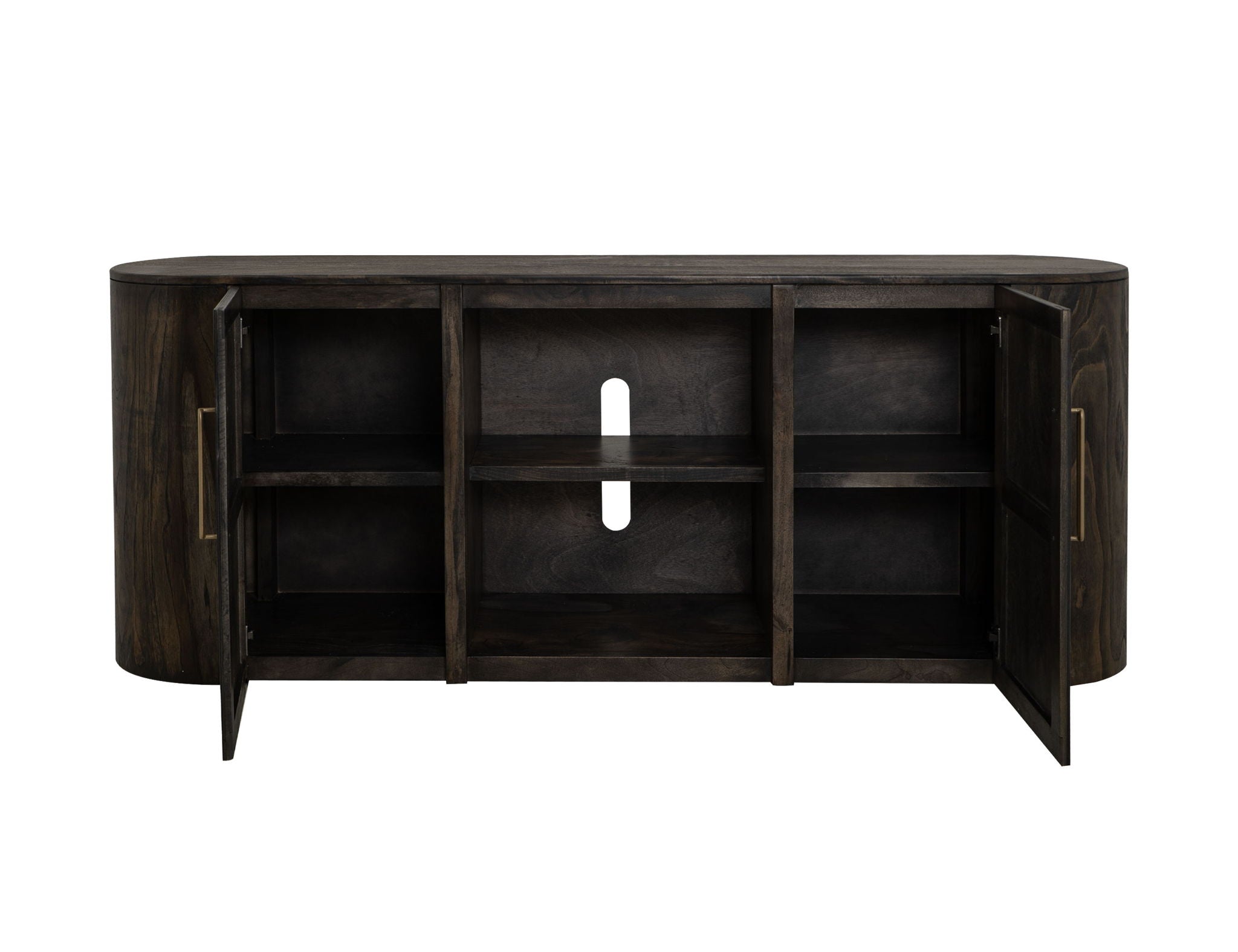 Balam - TV Stand - Oil Black