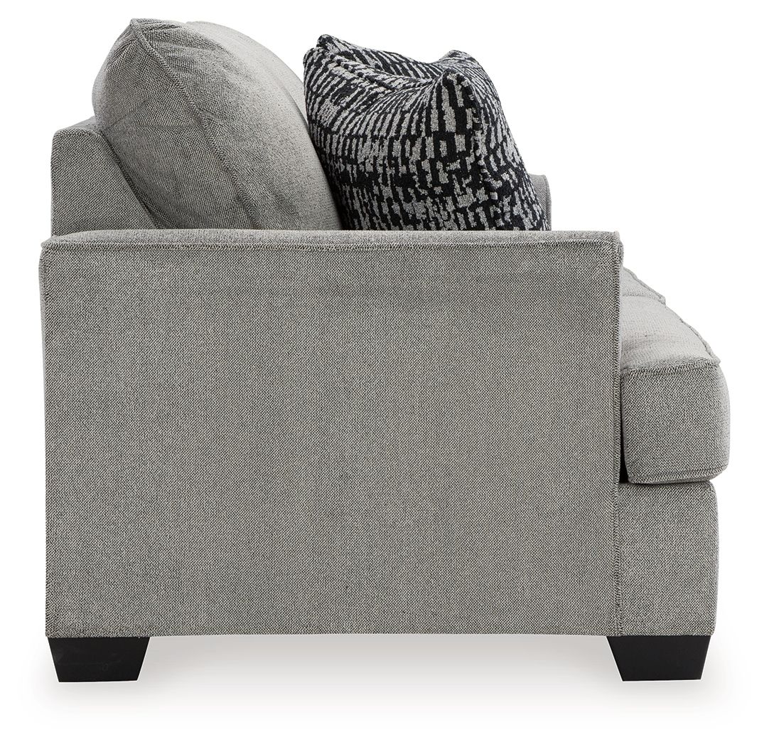 Signature Design by Ashley® Deakin - Ash - Loveseat | Meri Furniture