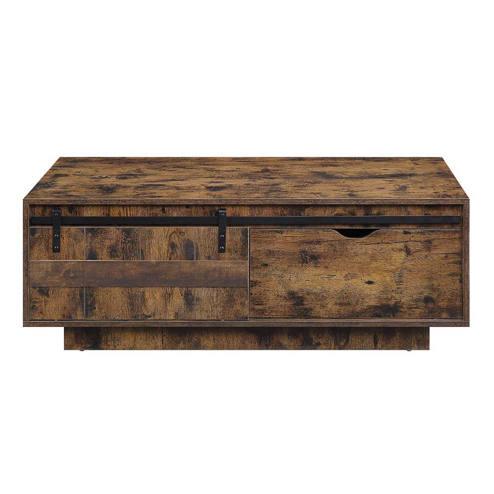 ACME Bellarosa - Coffee Table - Rustic Oak | Meri Furniture