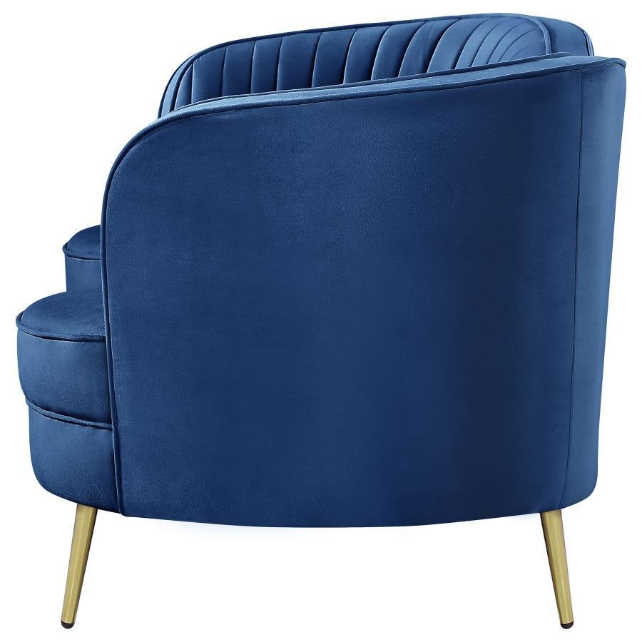 Coaster Fine Furniture Sophia - Upholstered Channel Tufted Loveseat | Meri Furniture