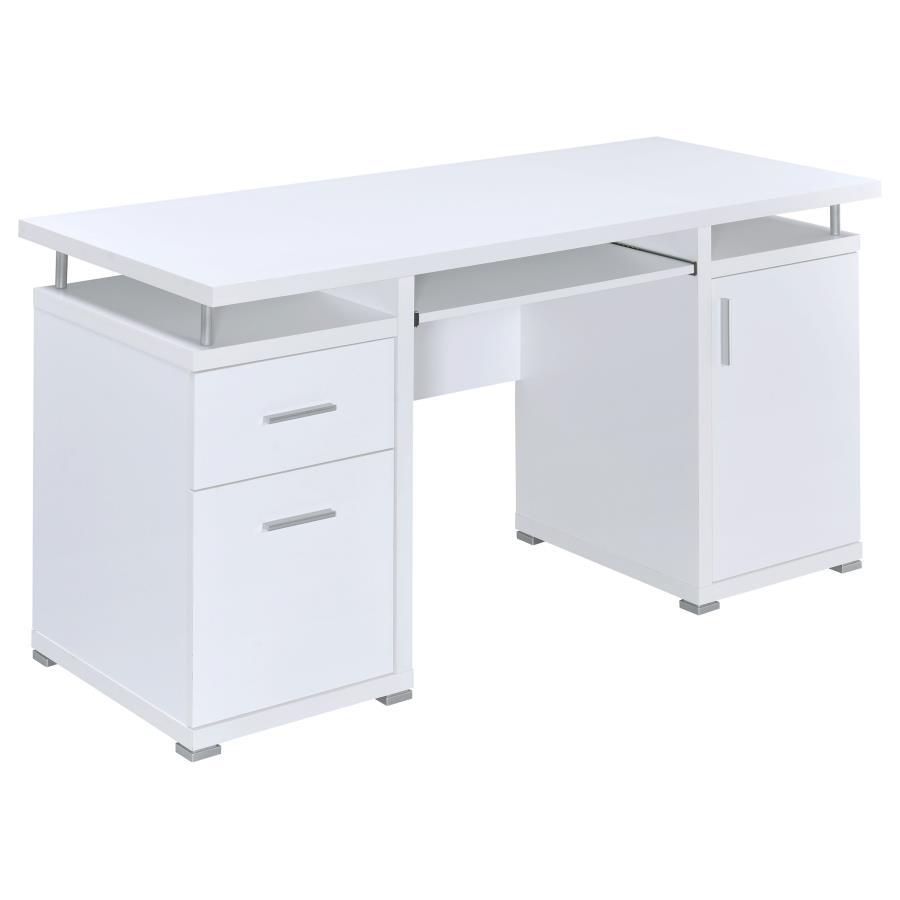 Coaster Fine Furniture Tracy - 2-Drawer Office Computer Desk | Meri Furniture