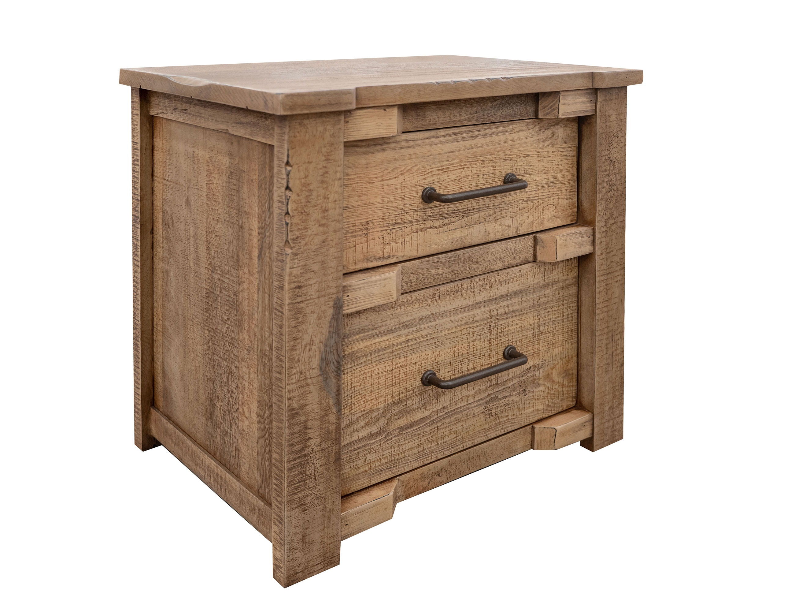 International Furniture Direct Berlin - Nightstand - Natural Brown | Meri Furniture