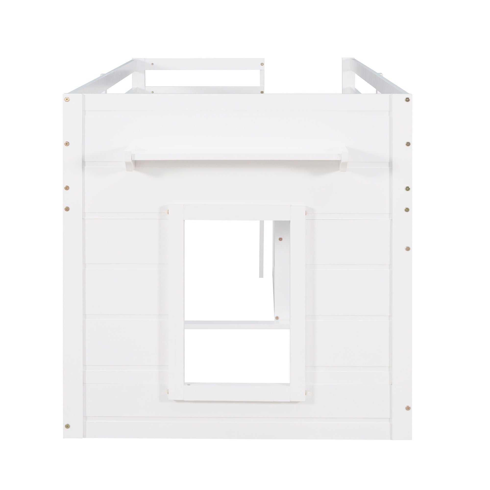 Loft Bed With Cabinet And Shelf