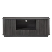 Modern Wavy TV Stand Rounded Sideboard With Storage Cabinet