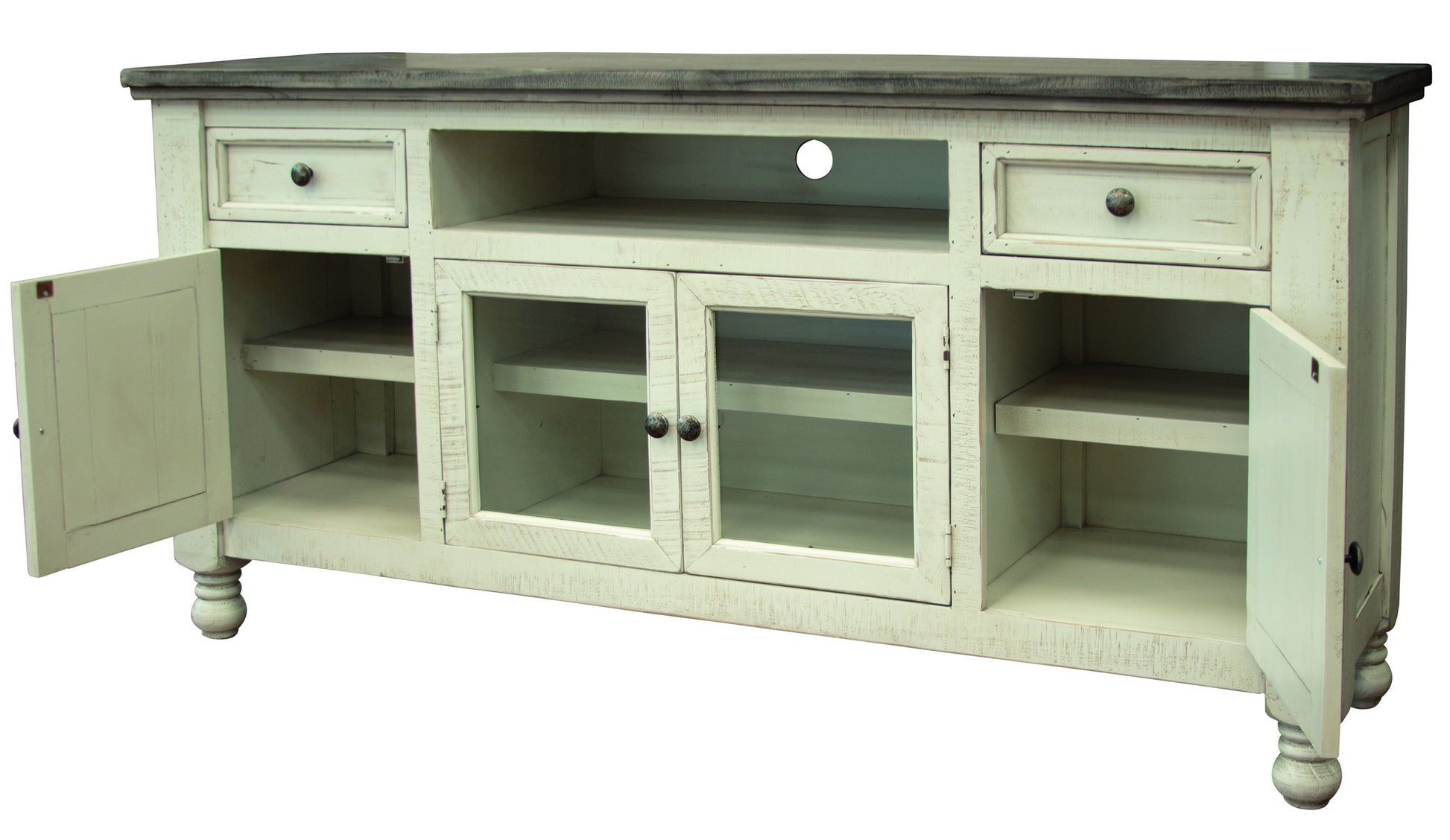 International Furniture Direct Stone - TV Stand | Meri Furniture