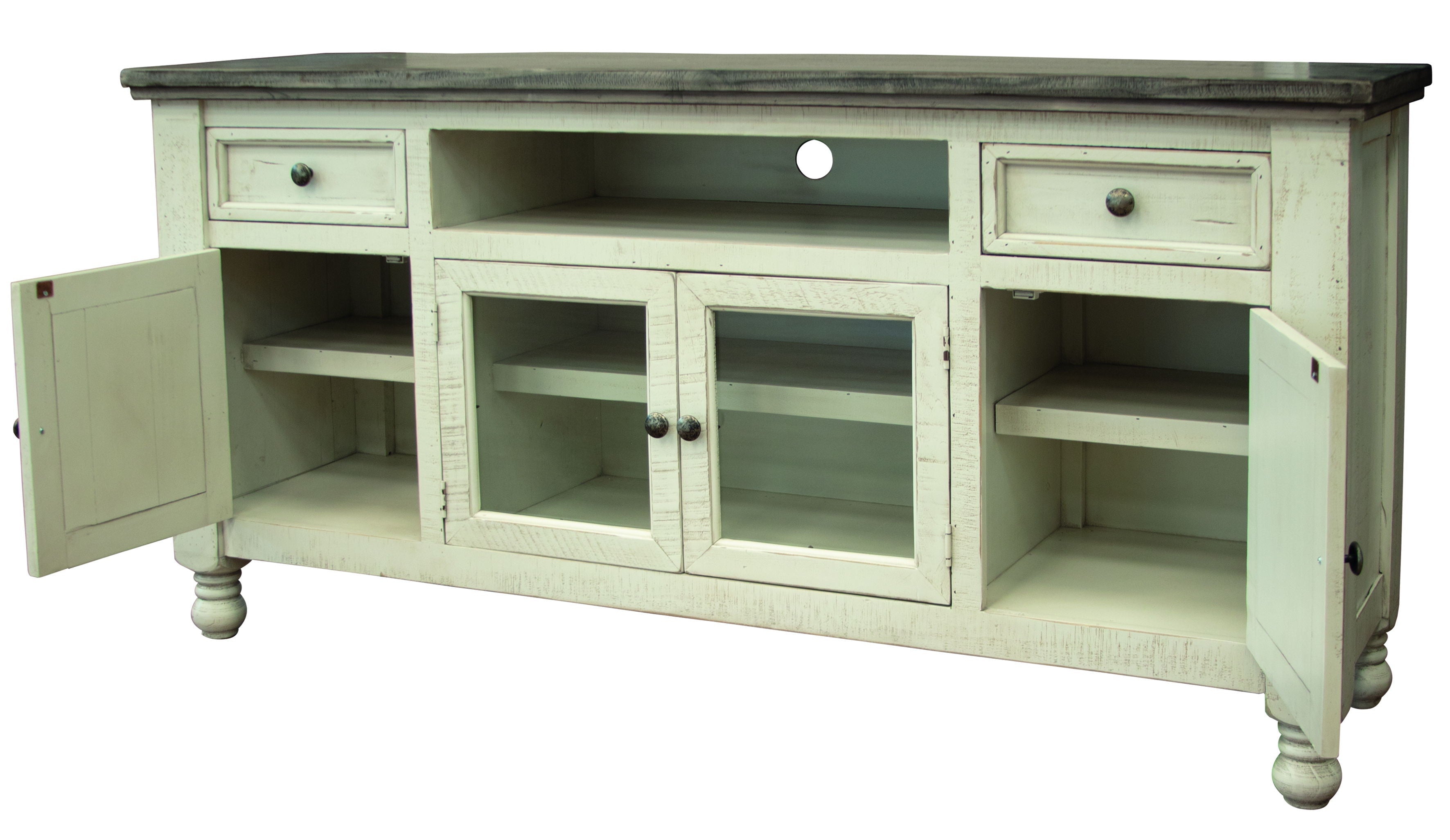 International Furniture Direct Stone - TV Stand | Meri Furniture