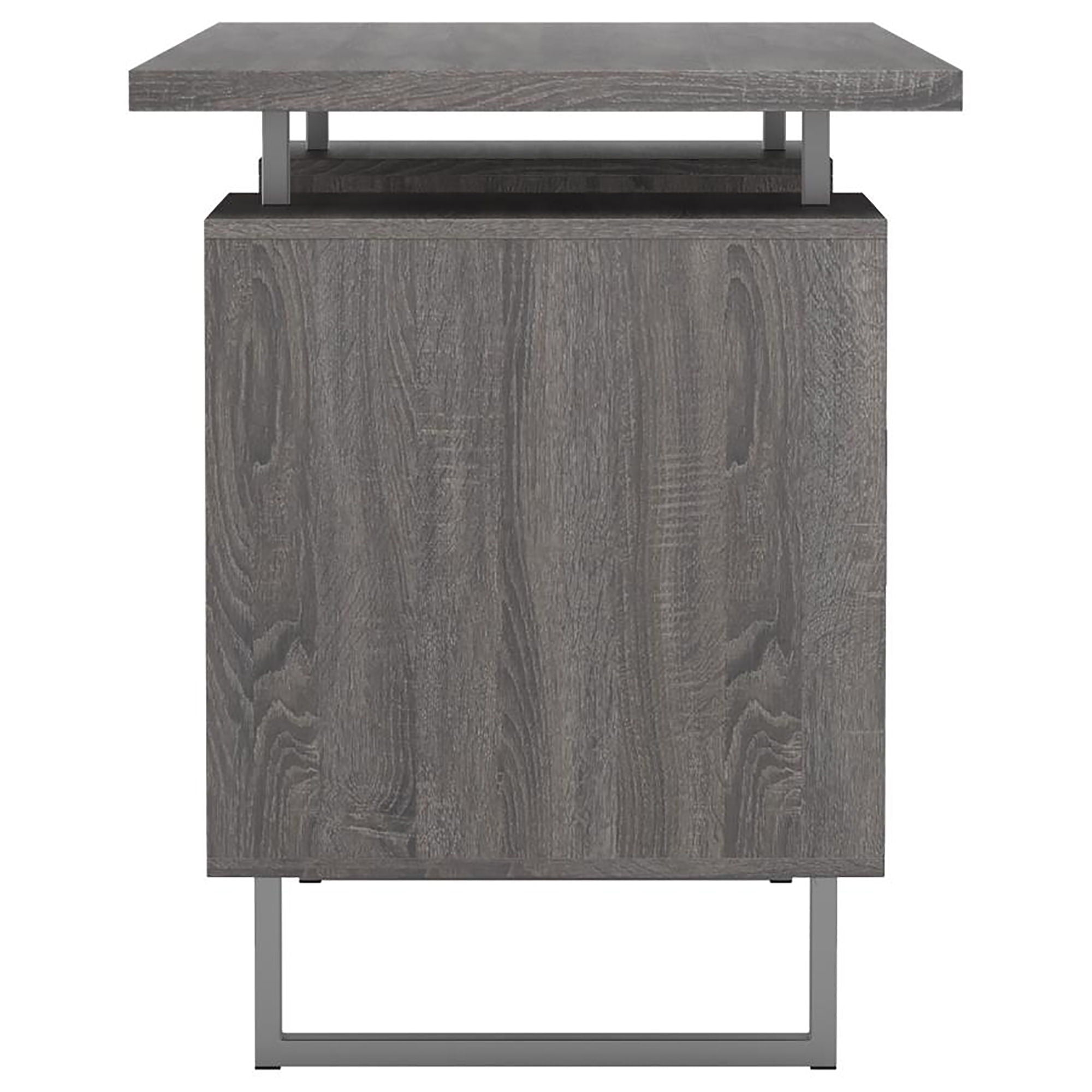 2 Drawer Floating Top Office Desk