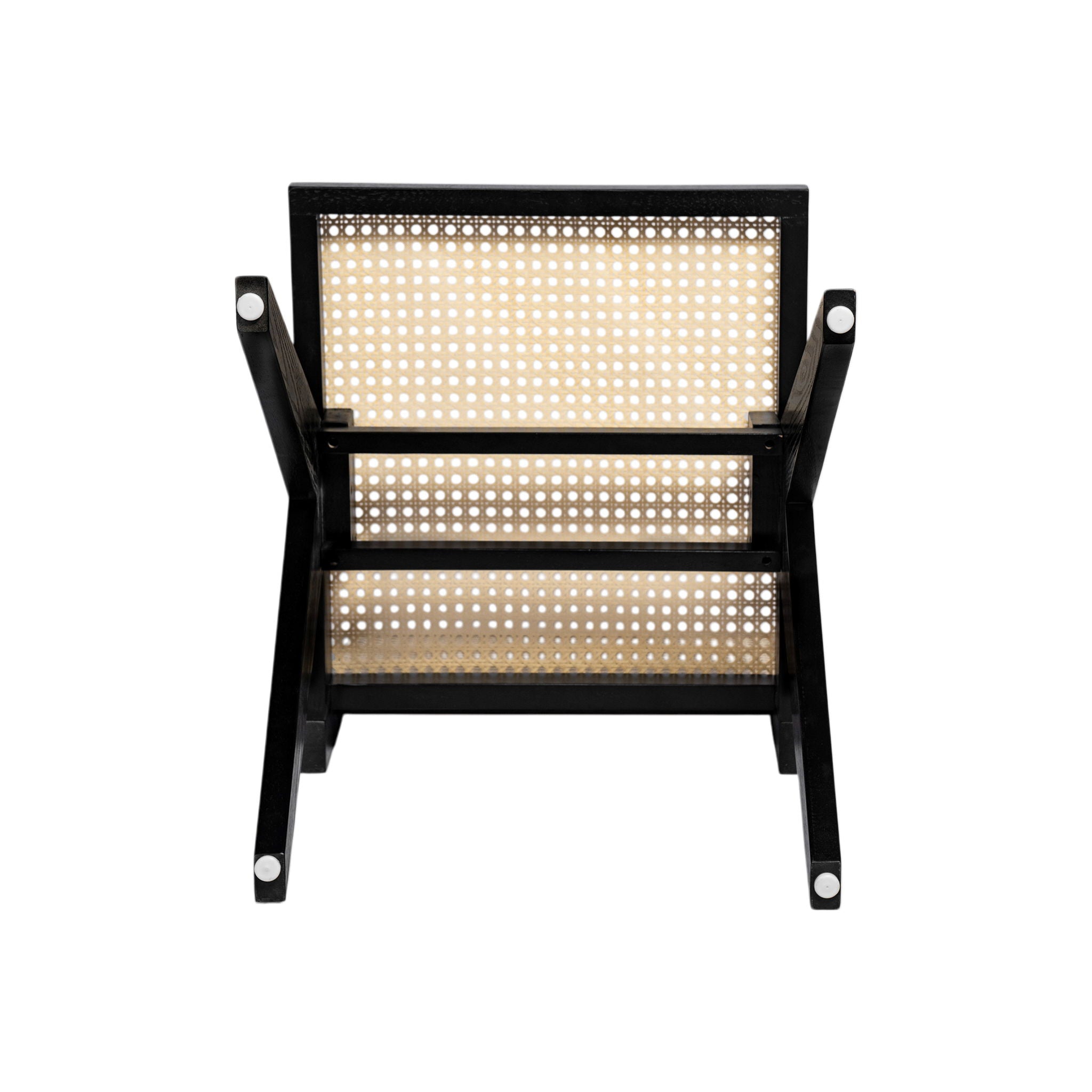 Chandigarh Dining Room Chairs With Natural Rattan (Set of 2)