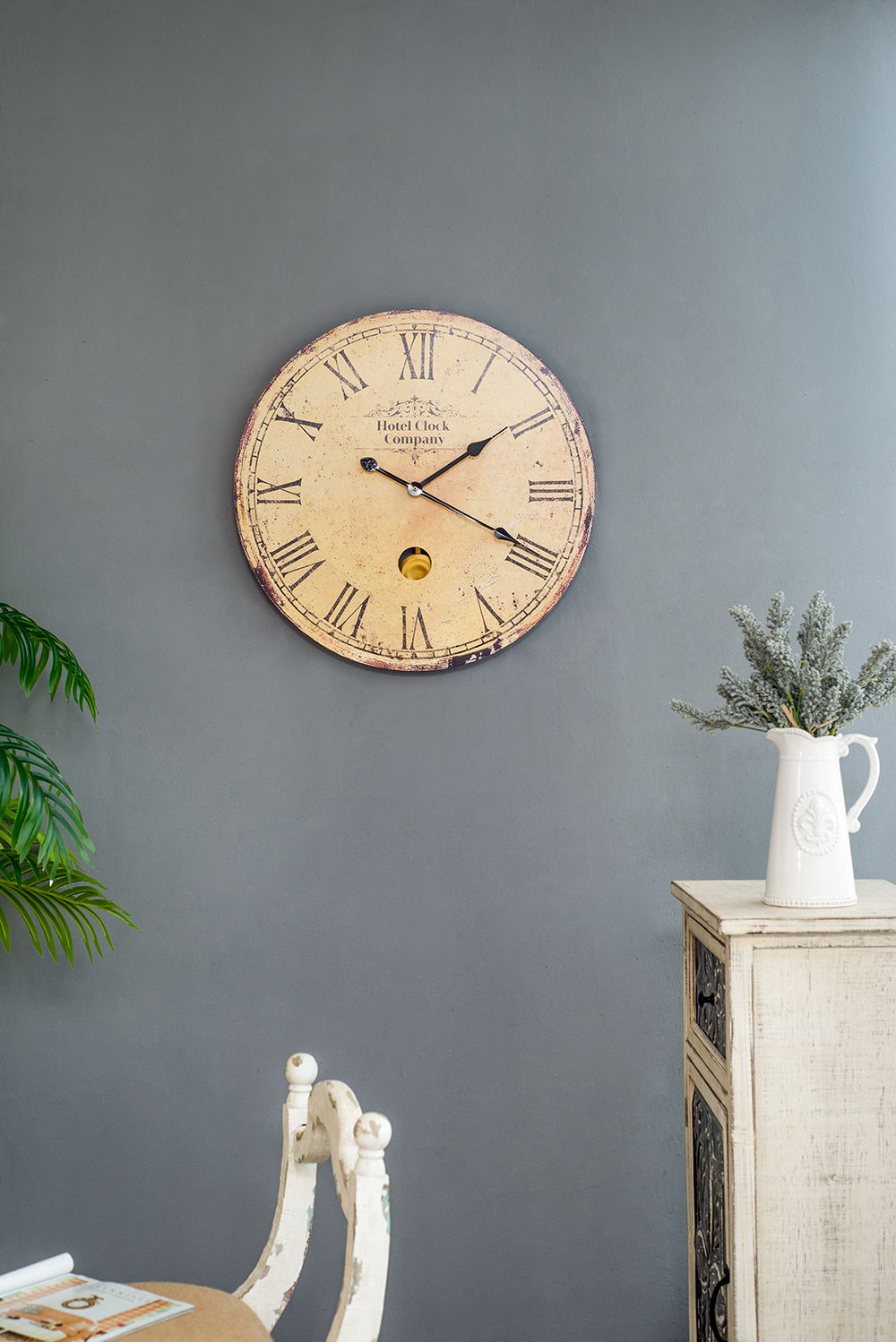 Wall Clock - Beige