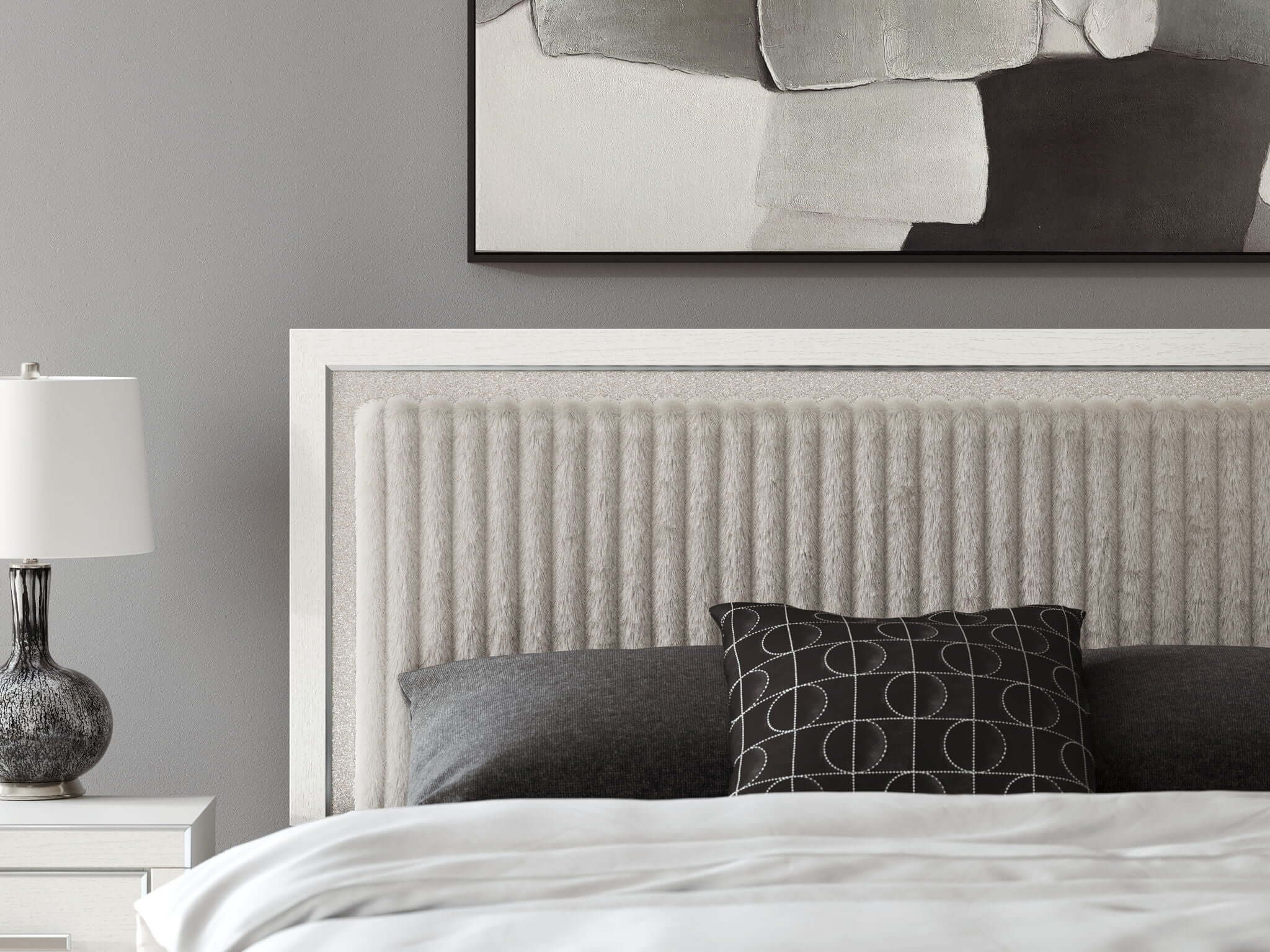 Zuraleus - Upholstered Panel Bed