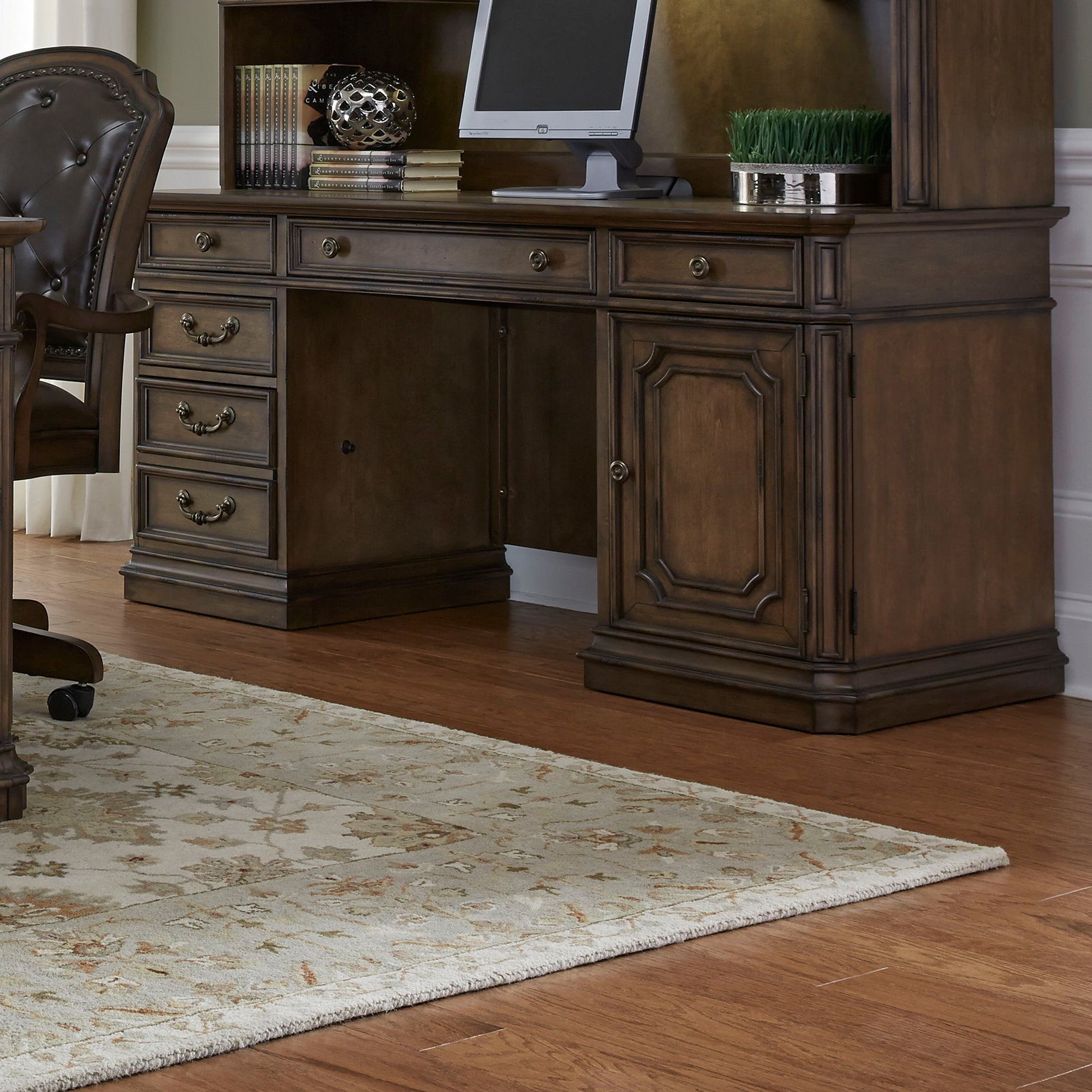 Liberty Furniture Amelia - Credenza - Dark Brown | Meri Furniture