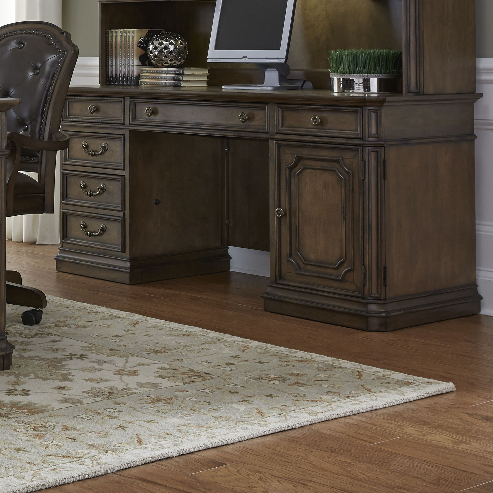 Liberty Furniture Amelia - Credenza - Dark Brown | Meri Furniture