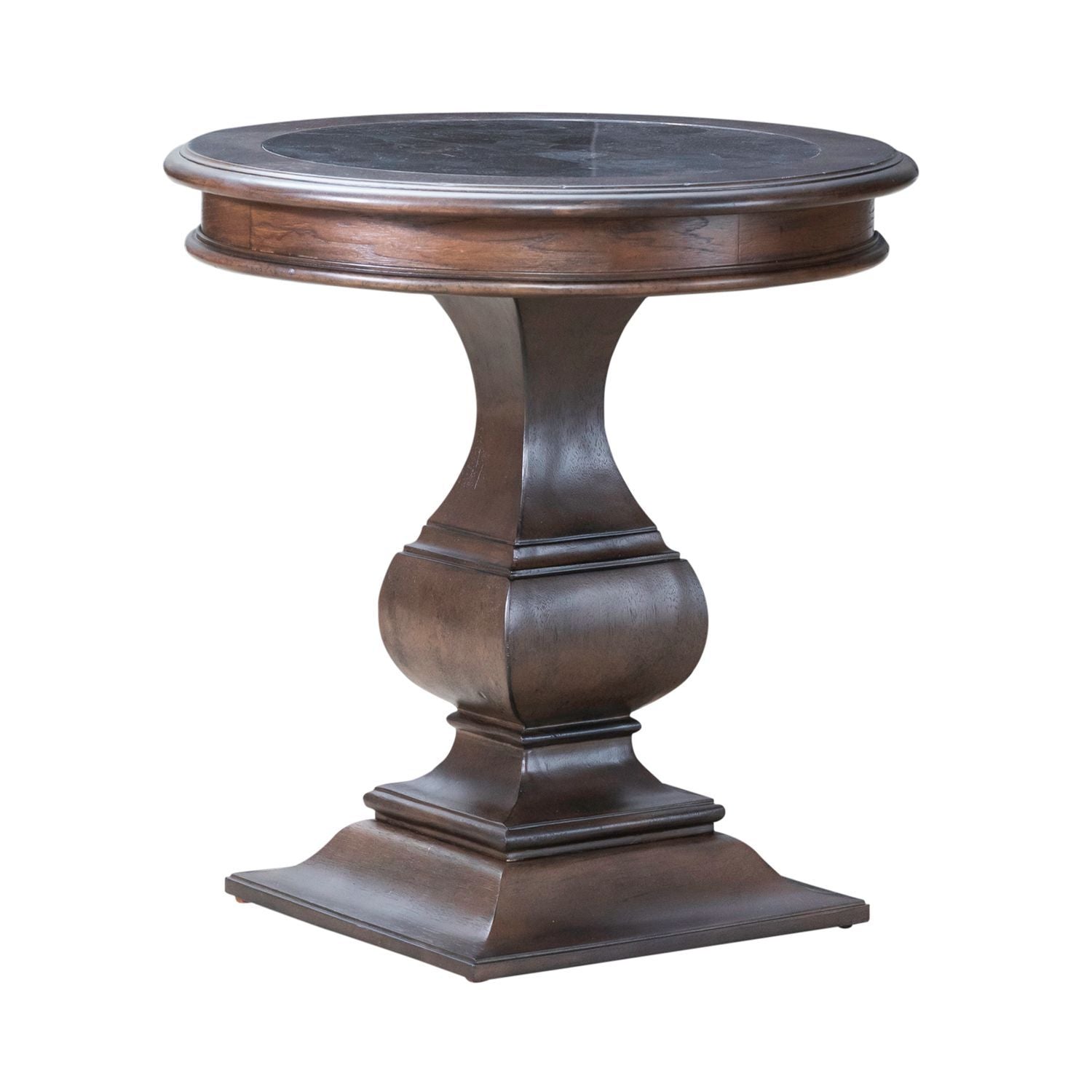 Providence Park - Round End Table - Chateau Brown