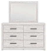 Cayboni - Whitewash - Dresser And Mirror