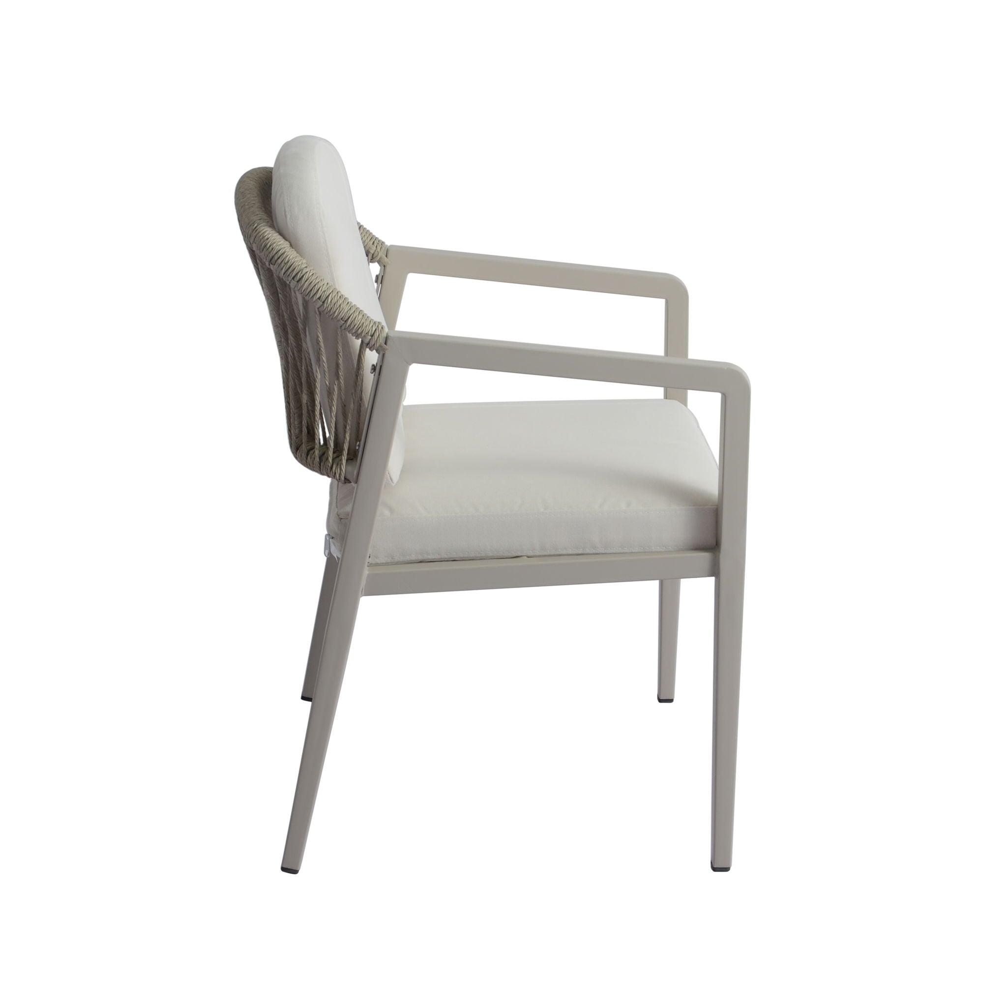 7 Pieces Modern Outdoor Dining Set With Acacia Wood Table And Chairs