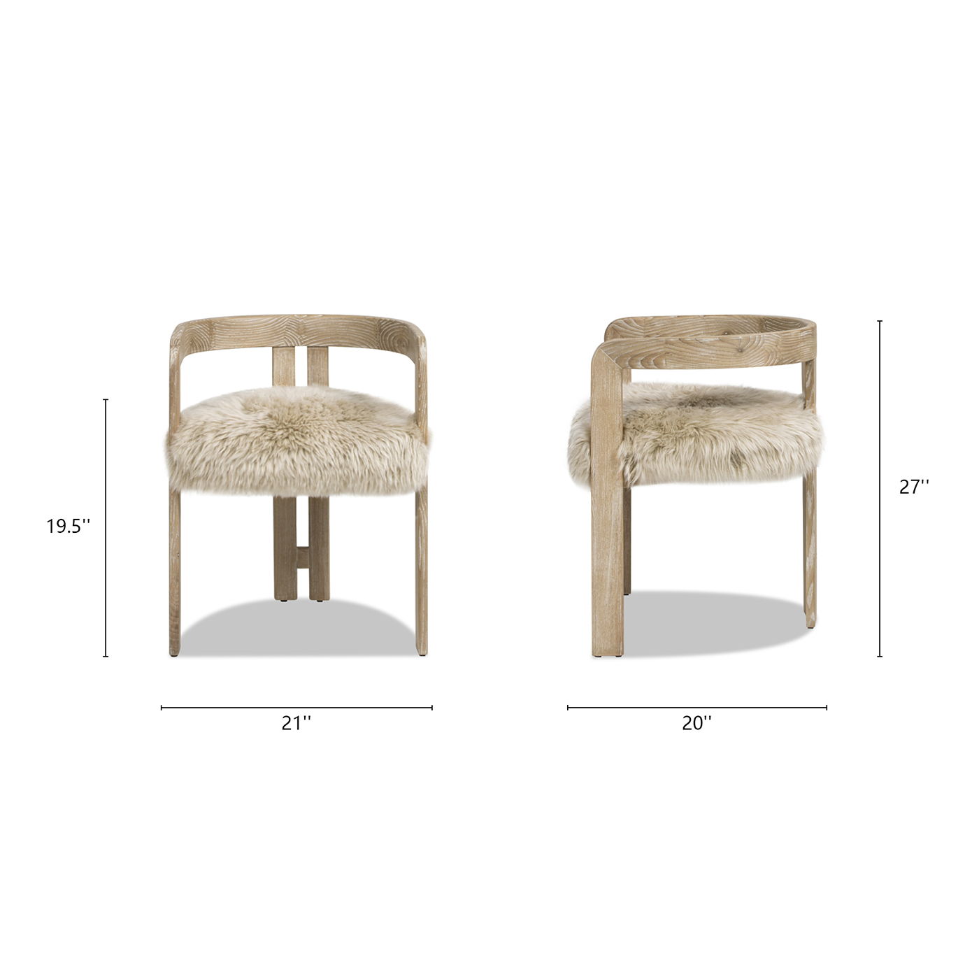 Millwick - Low Back Dining Chair - Natural Blonde