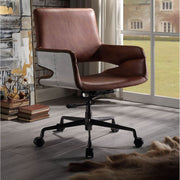 ACME Kamau - Executive Office Chair - Vintage Cocoa Top Grain Leather | Meri Furniture