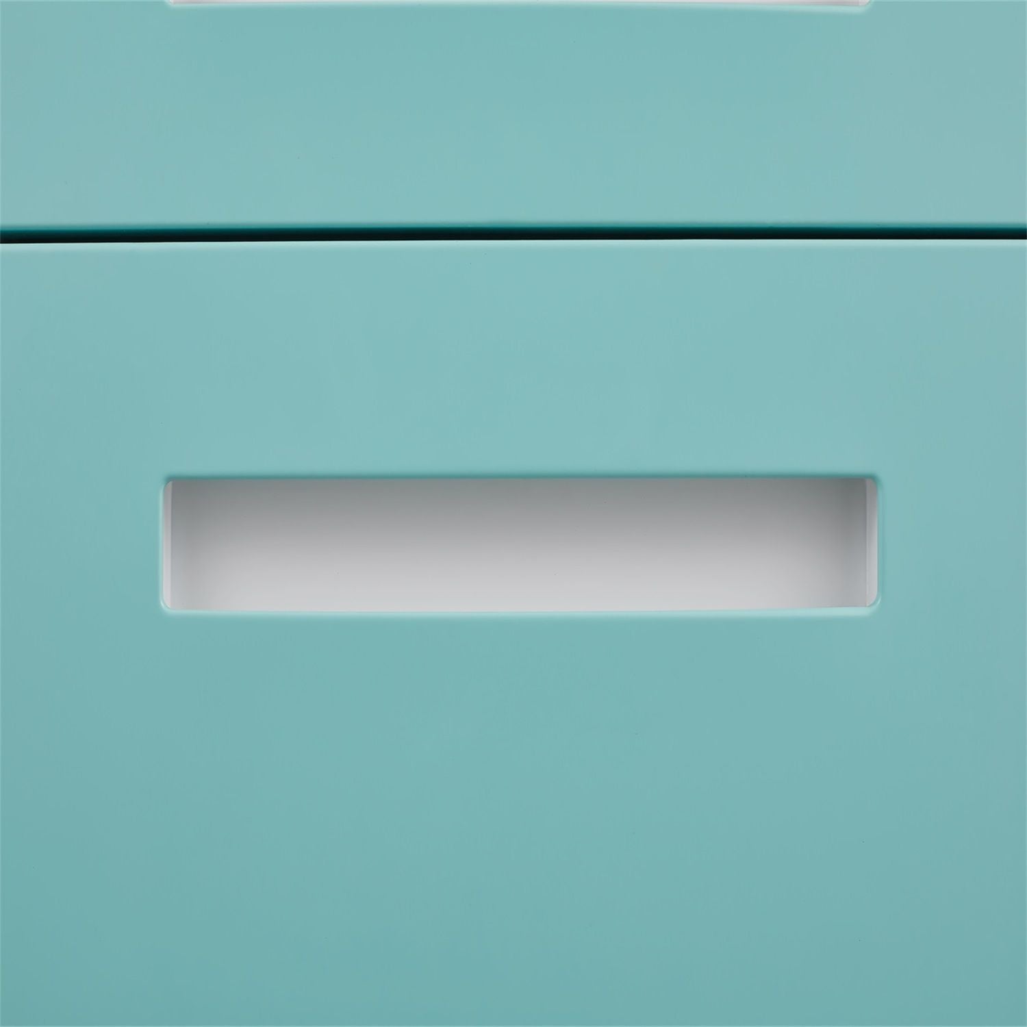 3 Drawer Mobile File Cabinet Under Desk Office, Simple Style Versatile Storage Cabinet For Legal / Letter / A4 Files, 5 Wheel Design Anti-Tilting Cold Rolled Steel Waterproof Moisture-Proof