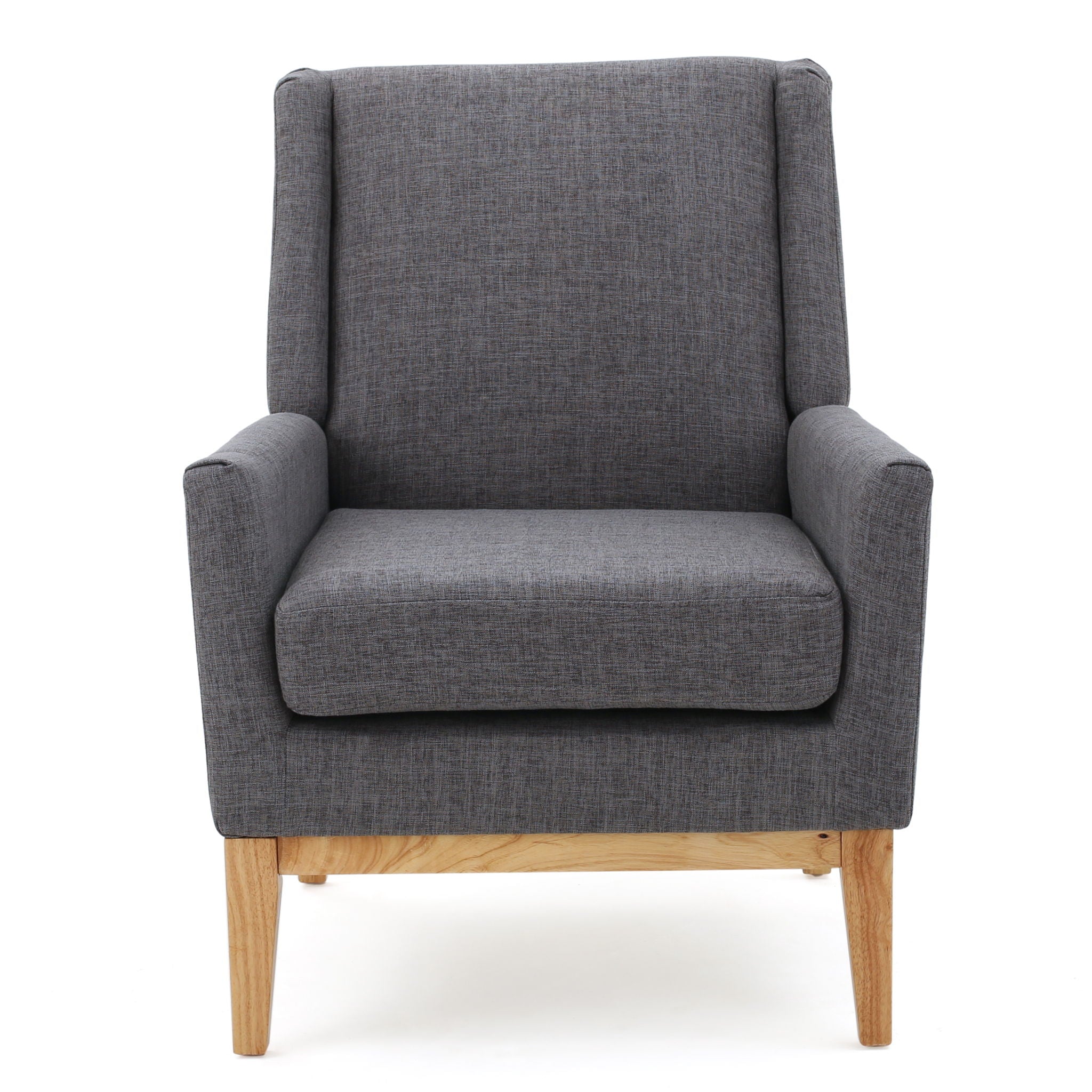 Modern Accent Chair With Padded Cushion Seat