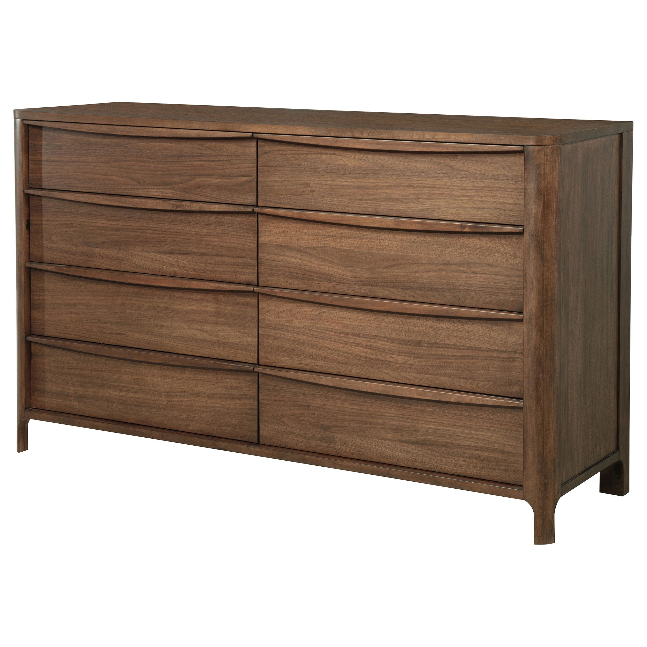 Coaster Fine Furniture Maderia - 8-Drawer Dresser Cabinet - Walnut | Meri Furniture