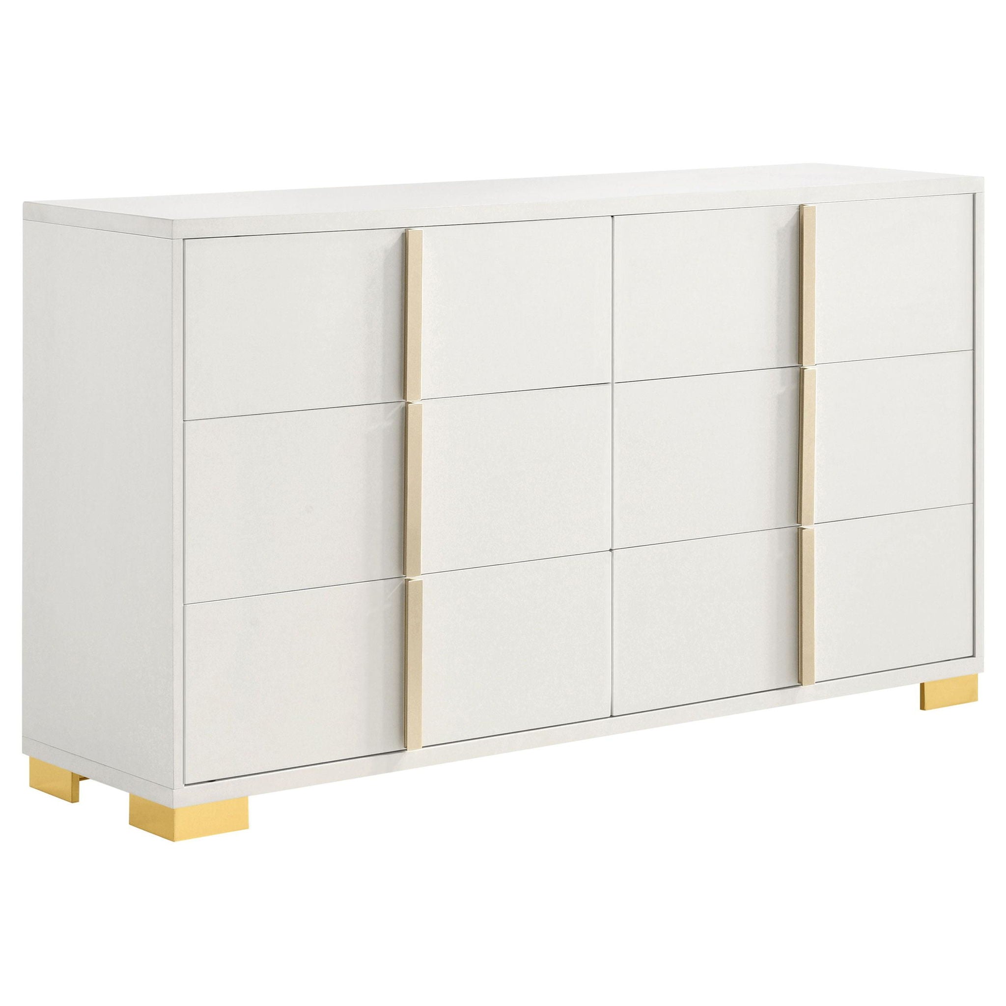Marceline 4-piece Eastern King Bedroom Set White