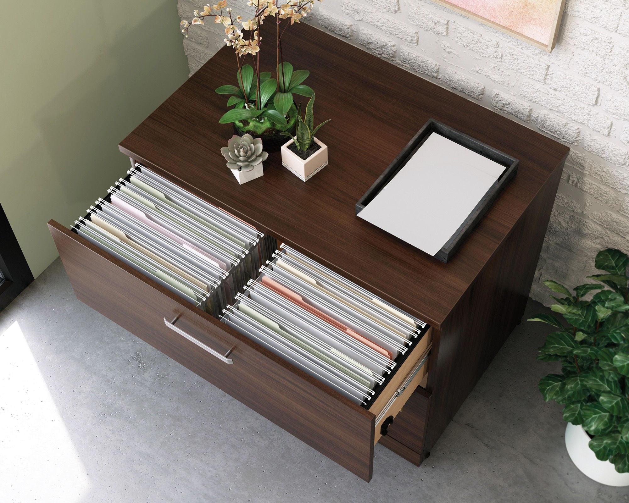 2-Drawer Lateral File Cabinet in Noble Elm