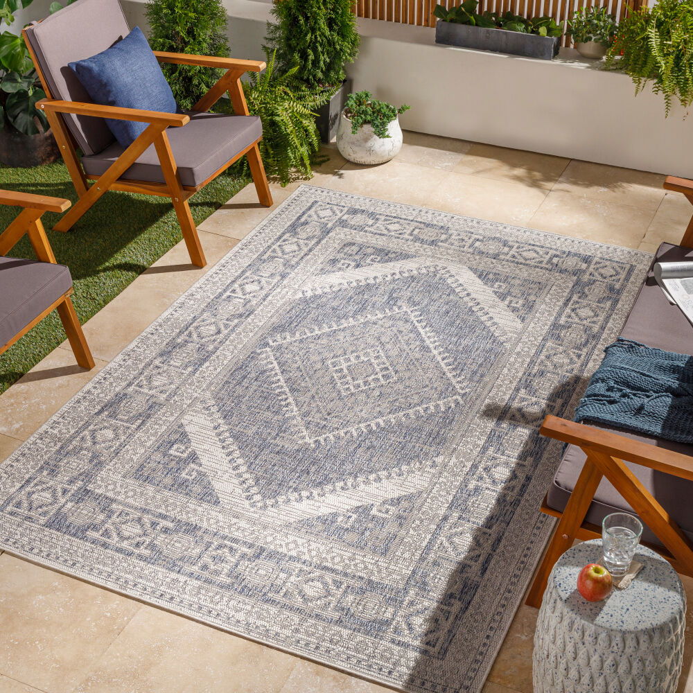 Tuareg Machine Woven Rug
