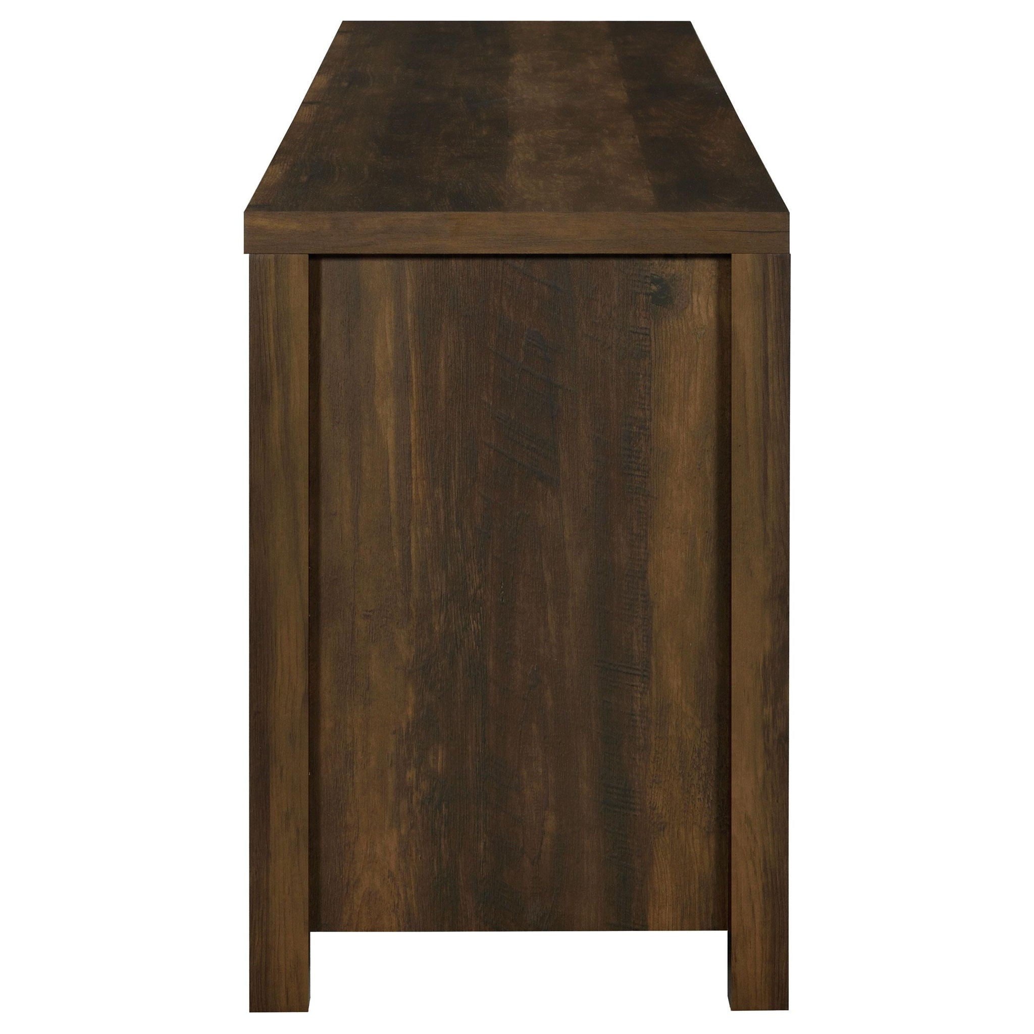 Madra 2-door Engineered Wood 79-inch TV Stand Dark Pine