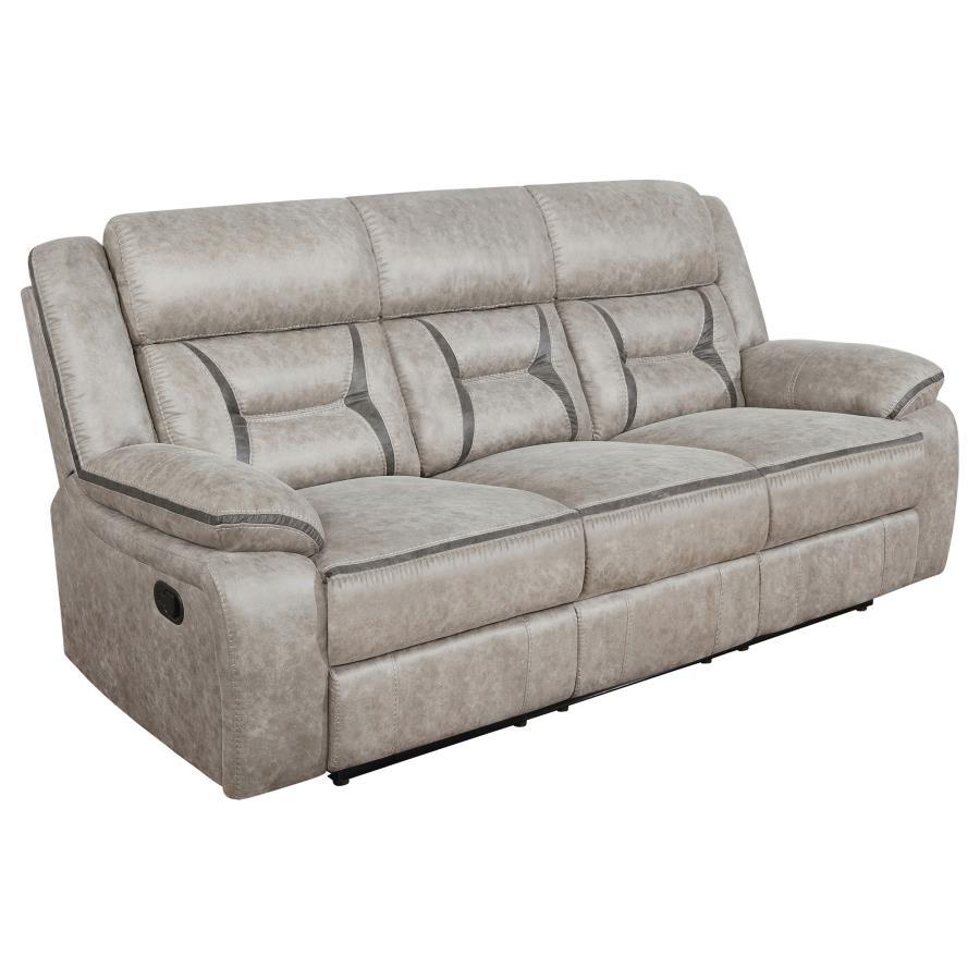 Coaster Fine Furniture Greer - Upholstered Motion Reclining Sofa | Meri Furniture