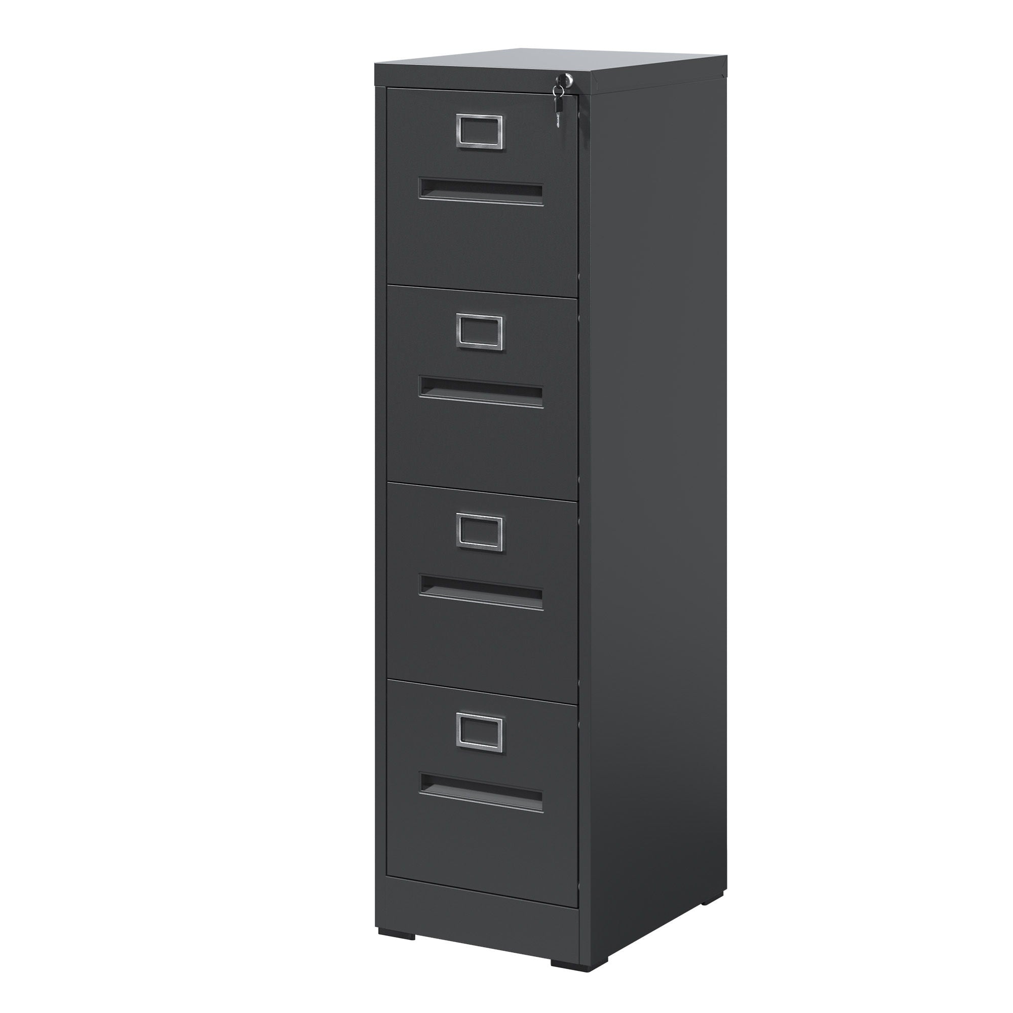 Premium Drawer File Cabinet With Lock, Metal Vertical Design, A4 Legal / Letter Size