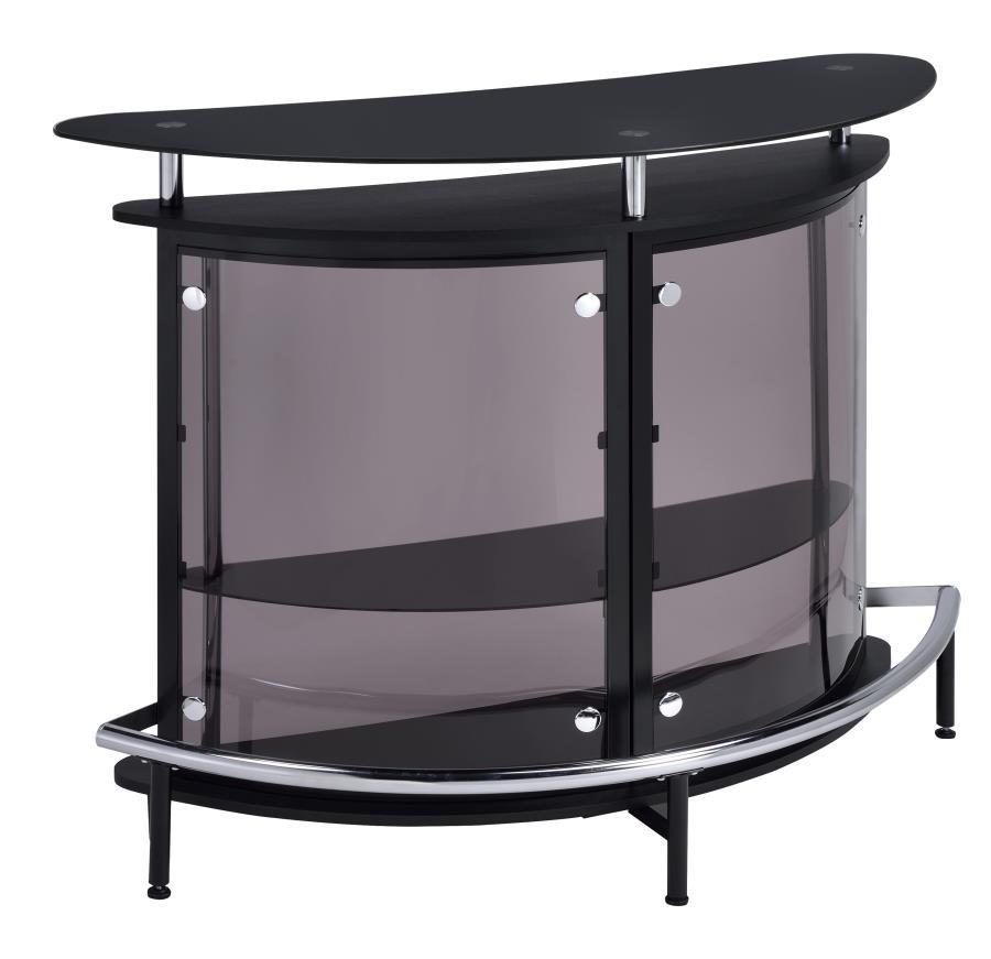 Coaster Fine Furniture Amarillo - Freestanding Glass Top Home Bar Wine Cabinet | Meri Furniture