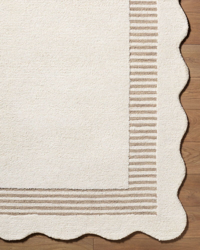 Scalloped Handmade Rug
