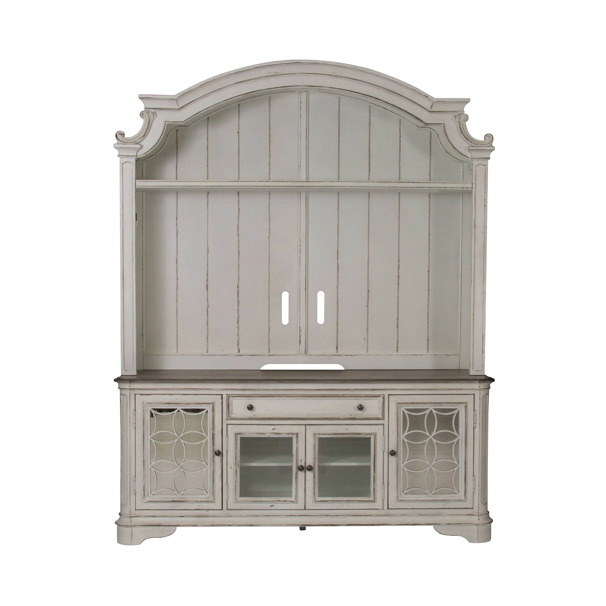 Liberty Furniture Magnolia Manor - Entertainment Center - White | Meri Furniture