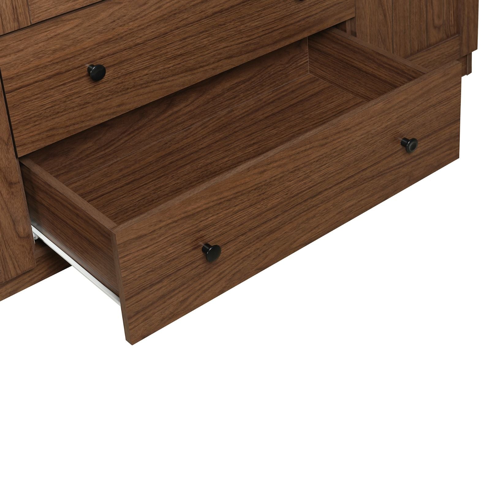 4 Door Wardrobe Armoire With 2 Drawers