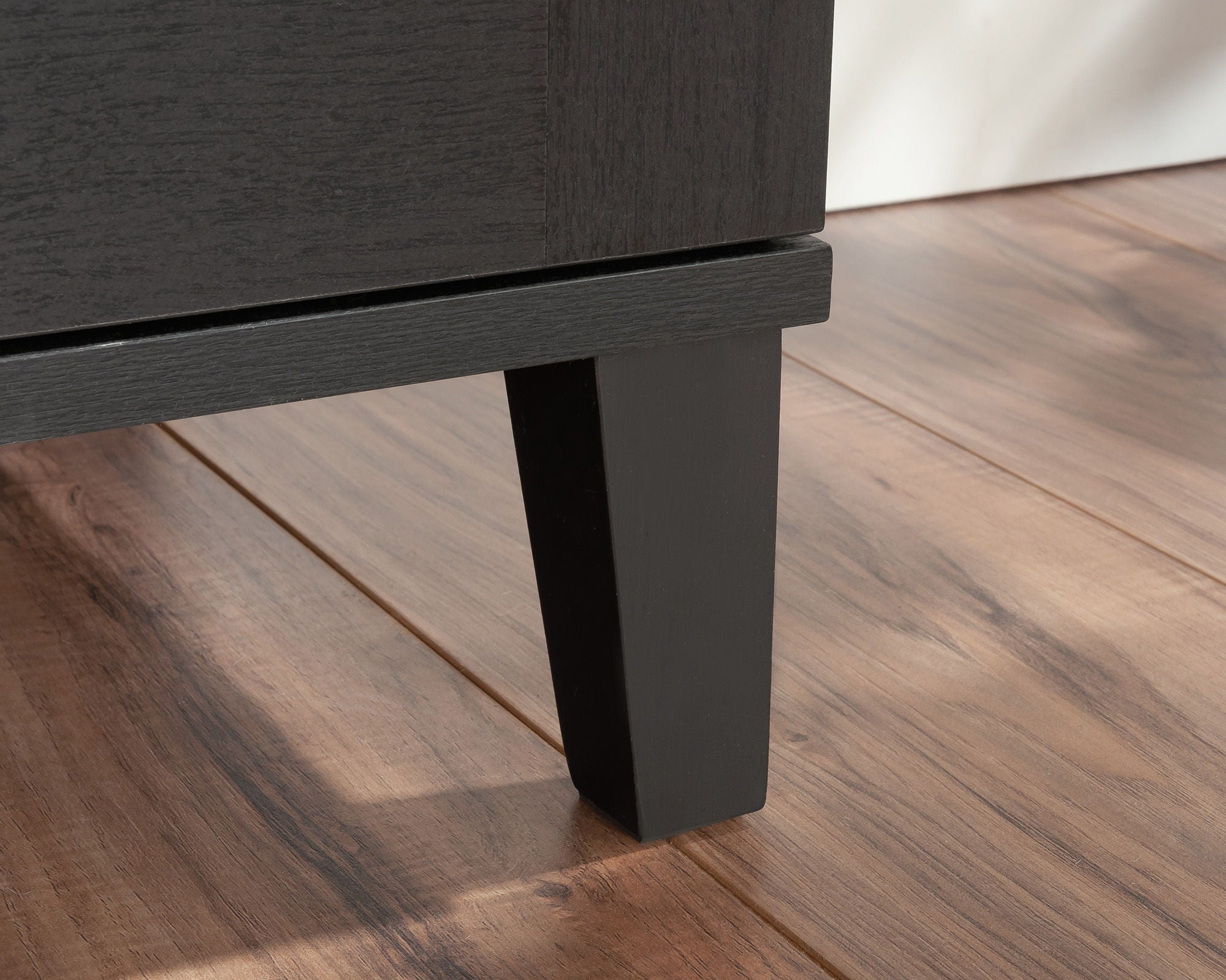 TV Credenza with Doors in Raven Oak