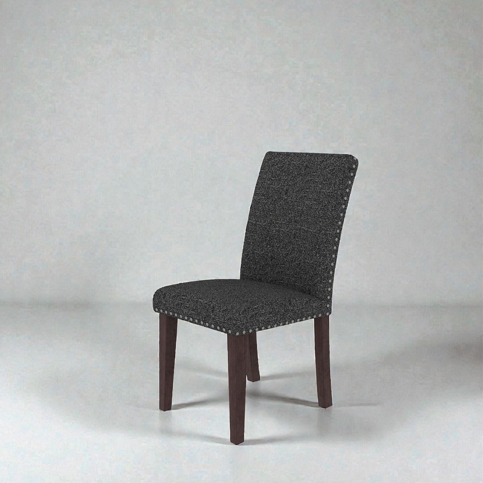 Upholstered Dining Chair With High Back Design (Set of 2)